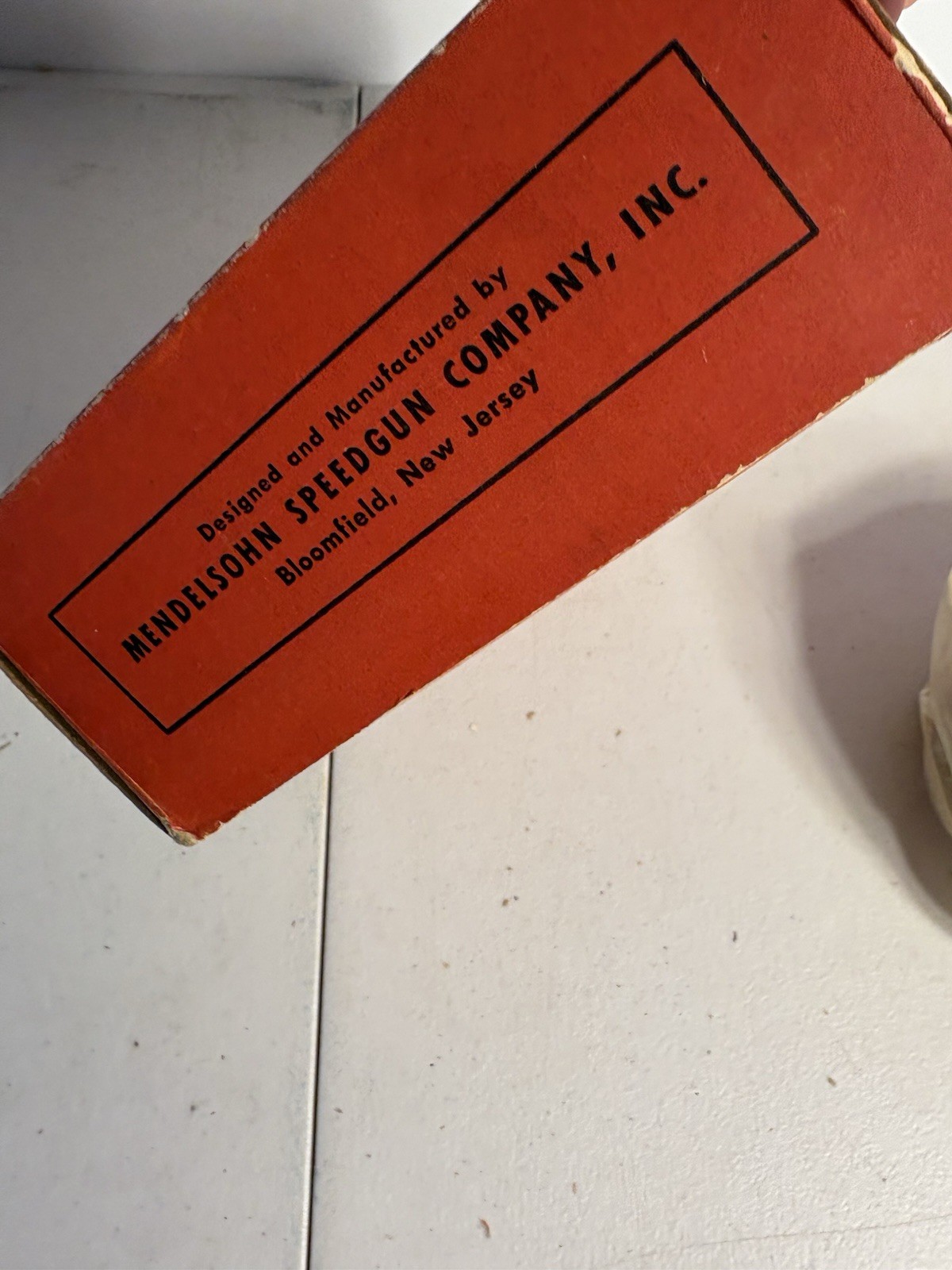 Vintage Mendelsohn Universal Flash Speed Gun Junior With Box (untested)