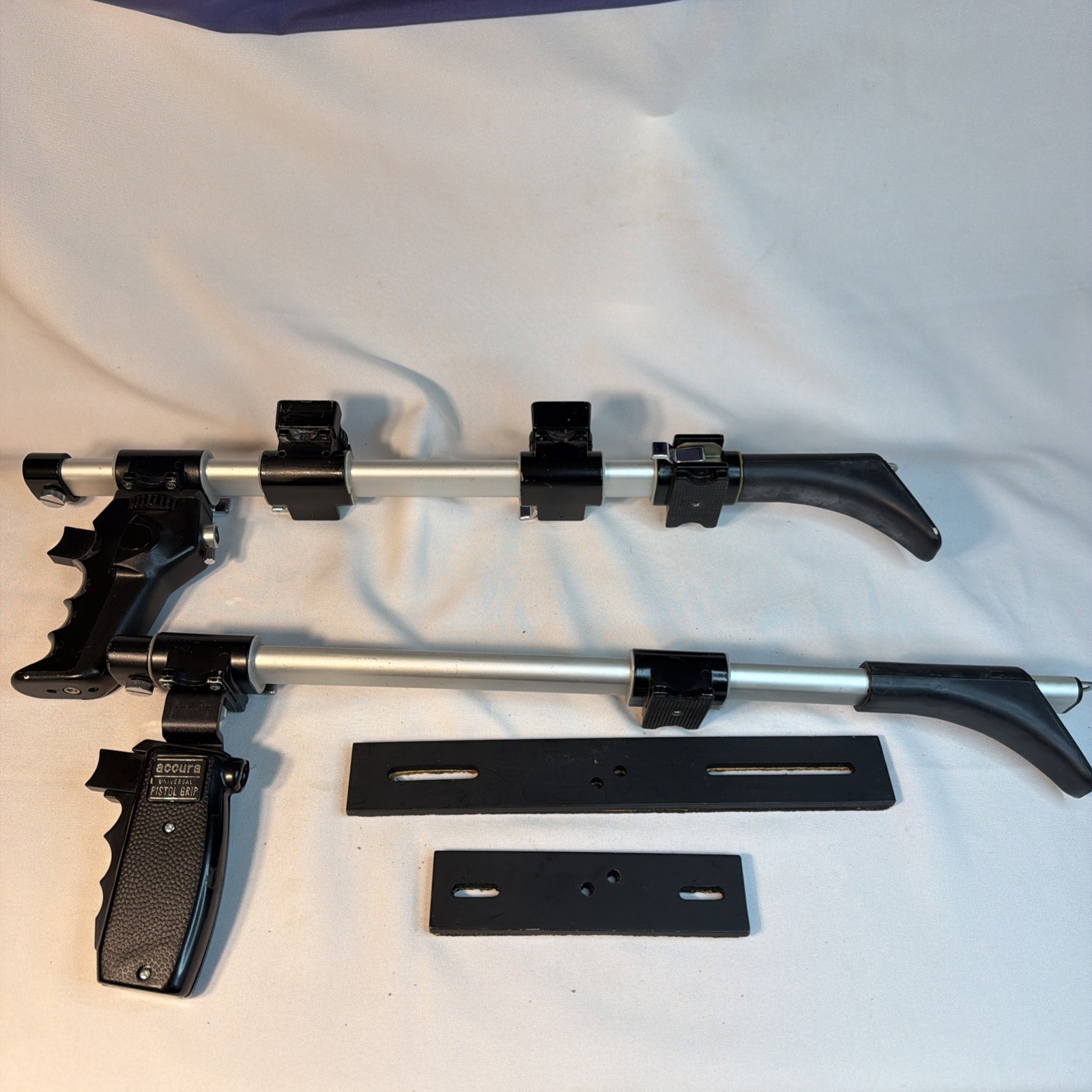 Camera Shoulder Stock Lot – GT Dynamic Holder & Accura Pistol Grip Rigs” Vintage