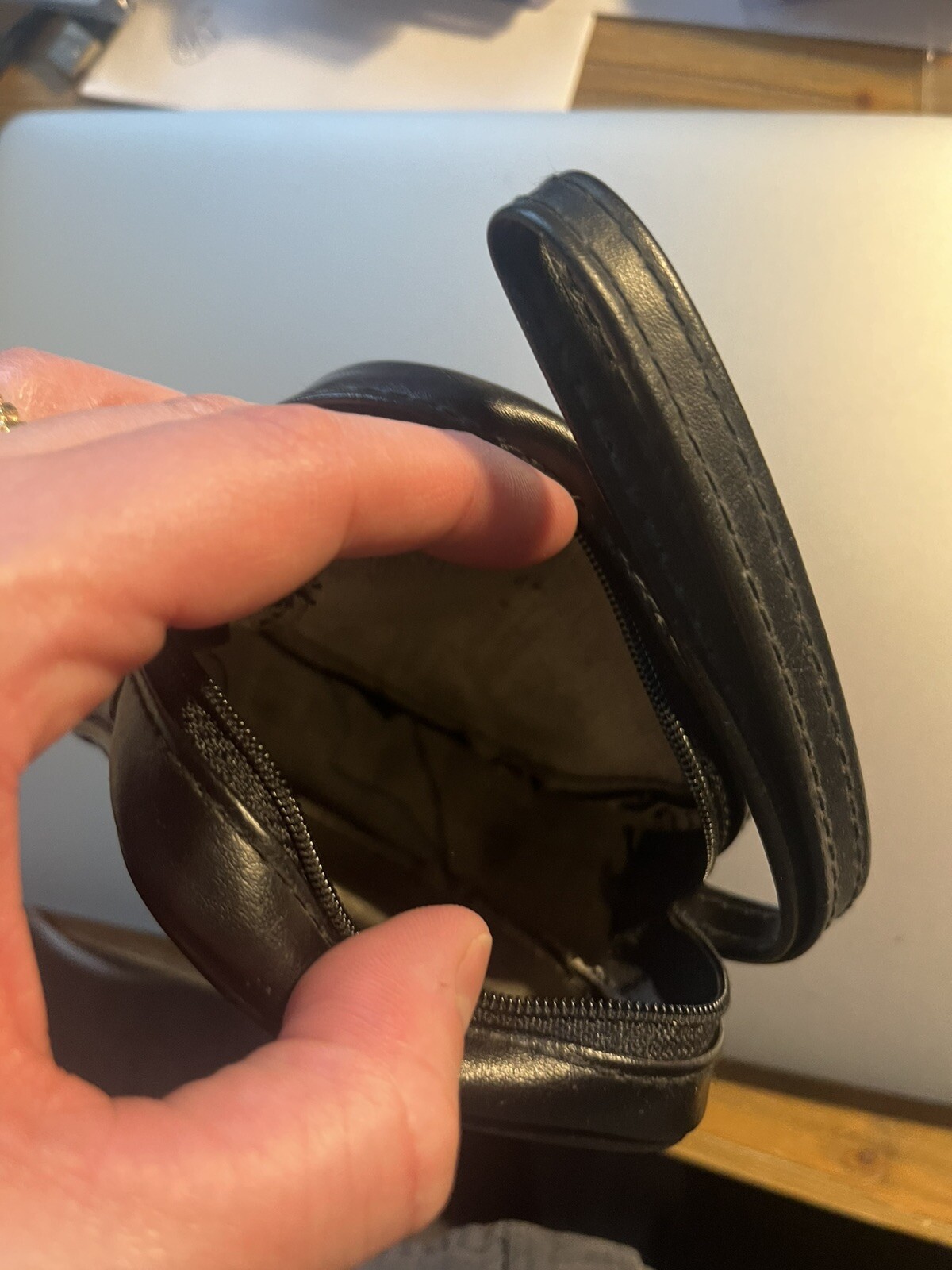 Time Magazine Vintage Binocular Holder Case Zip Up Camera Bag C4