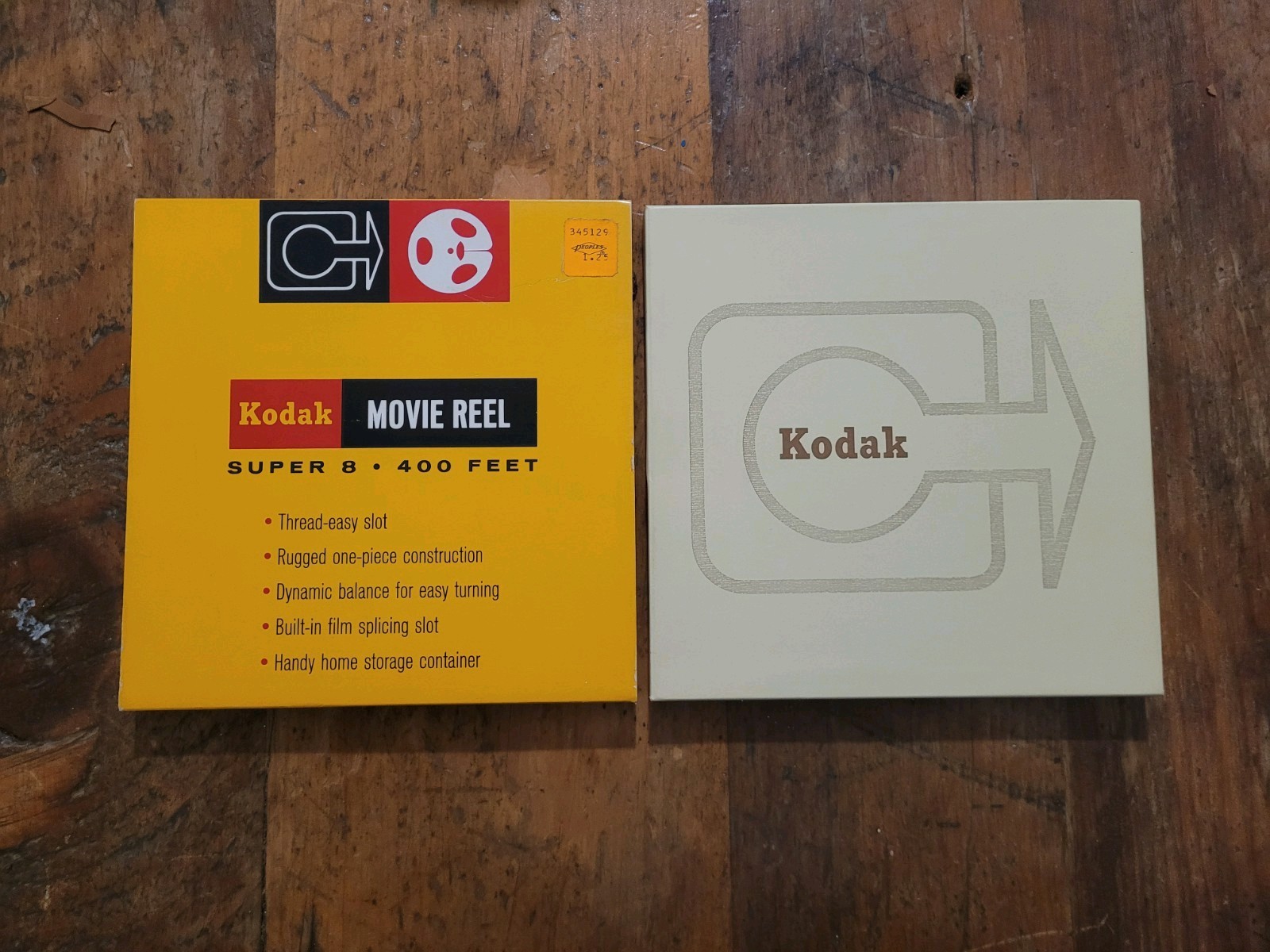 Vintage Kodak Super 8mm Movie Reel 400 feet NOS storage box & jacket