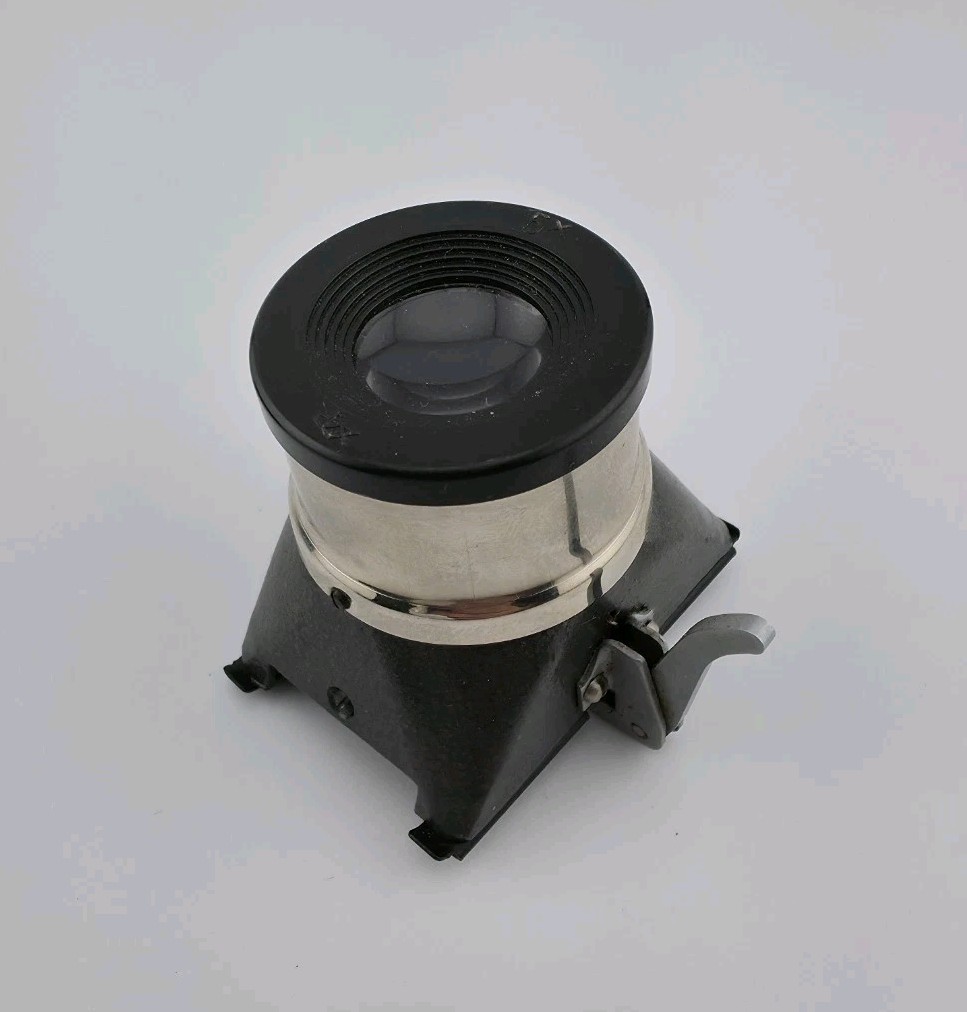 Vintage Soviet Film Viewing Lens Ussr Magnifying Glass Film Viewer L-5 Rare 5х