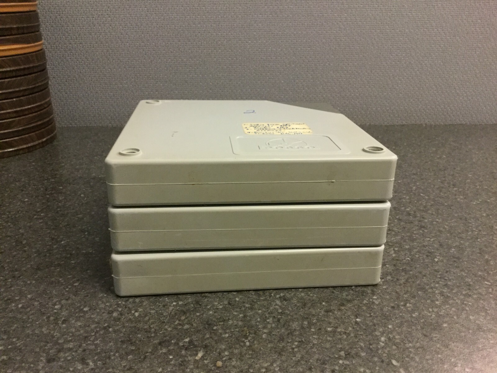 3 VINTAGE POSSO FILM REELS WITH CASES