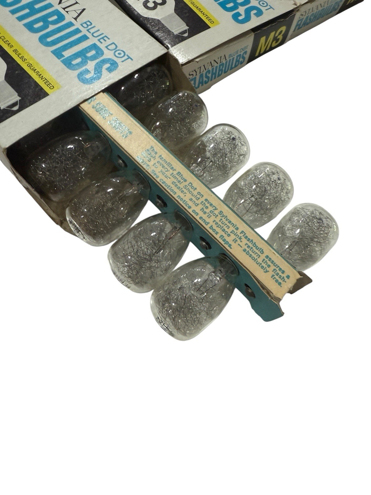 CLEAR FLASHBULBS Sylvania M3 Lot of 4 boxes of 12 Each NOS