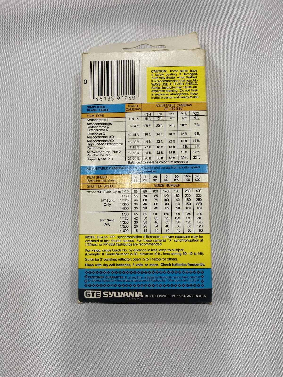 Sylvania blue dot flashbulbs M3B 12 blue bulbs