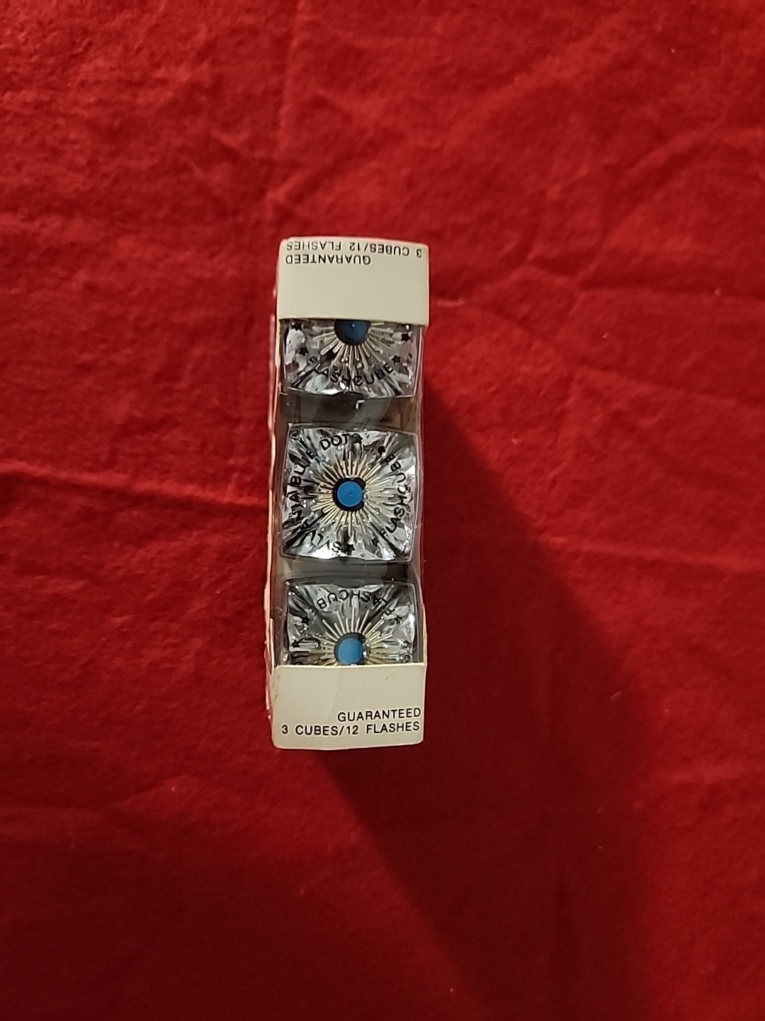 Vintage Sylvania Blue Dot Flashcubes 3 Cubes 12 Flashes for Camera New in Box