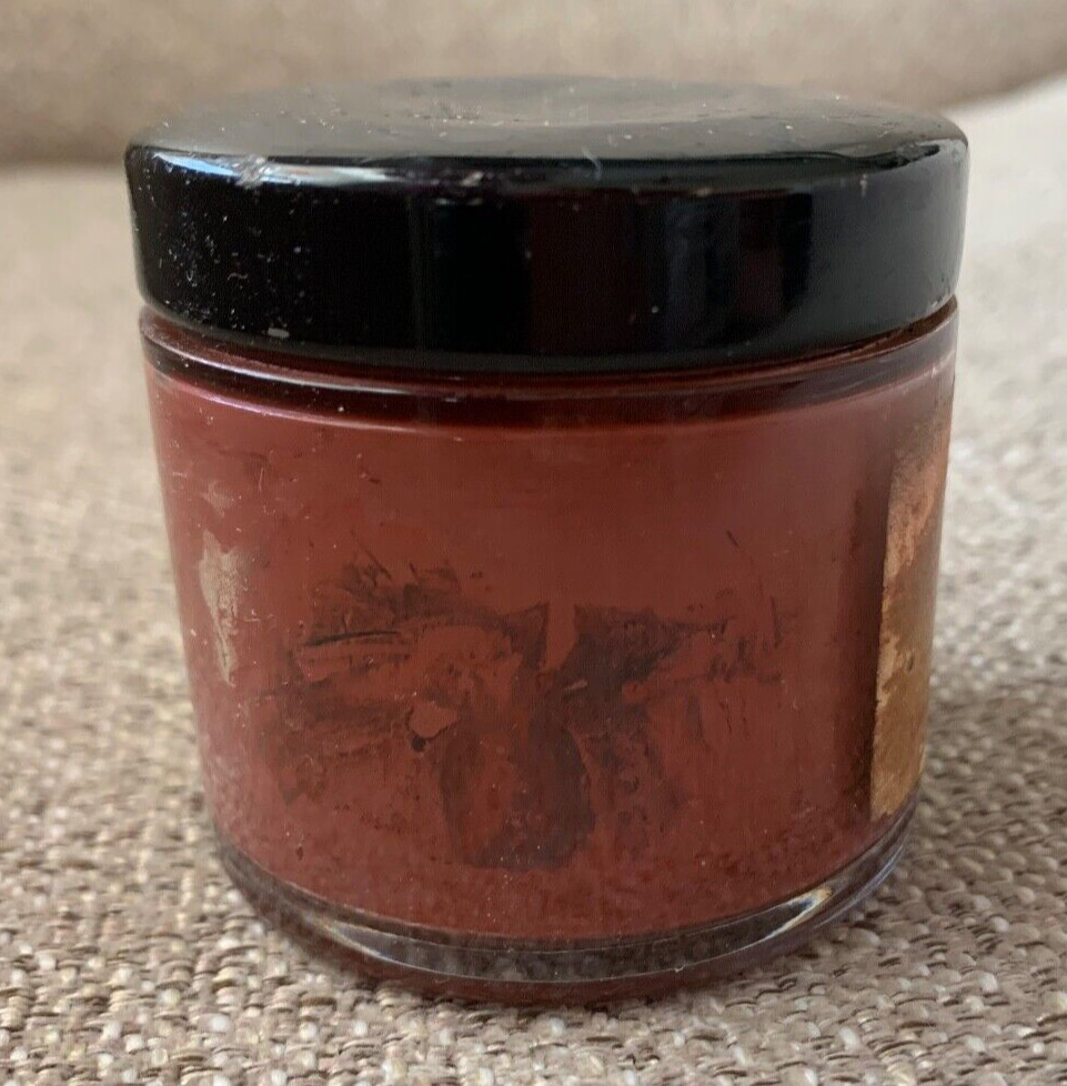 Antique Crafting Negative Opaque Photography/Artist Chemical Bottle Jar RARE