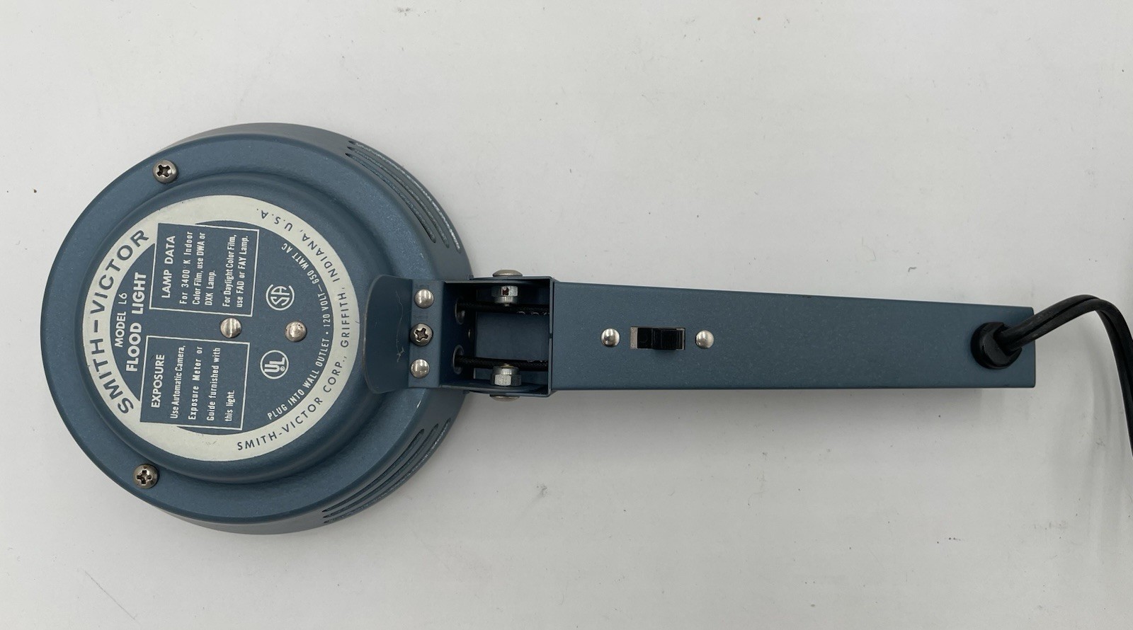 Vintage Smith Victor Movie Flood Light Model L6 1964 USA