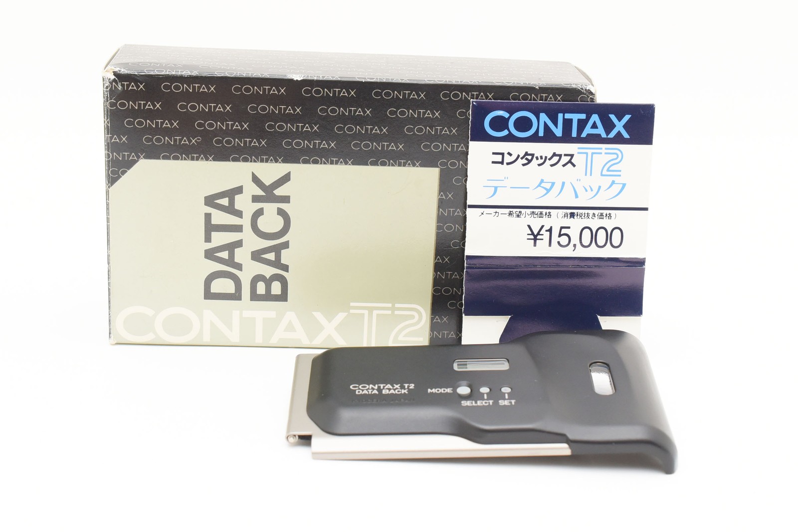 [Top MINT++ with/ Box] Contax T2 Data Back Panel Titan Silver T2D D From JAPAN
