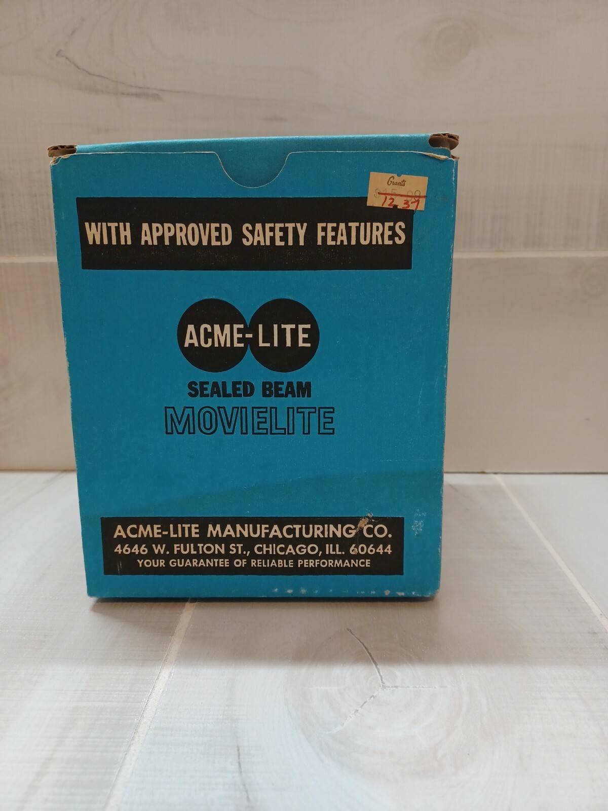 Vintage Acme-Lite Sealed Beam Movielite Model 96 250 Watts 115 Volts Tested