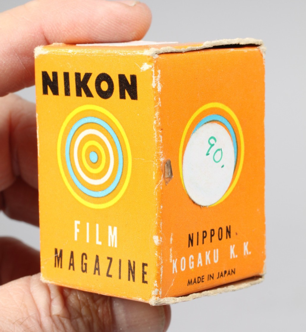 NOS NIKON 35MM FILM MAGAZINE IN THE BOX & CASE FOR NIKON RANGEFINDER CAMERAS