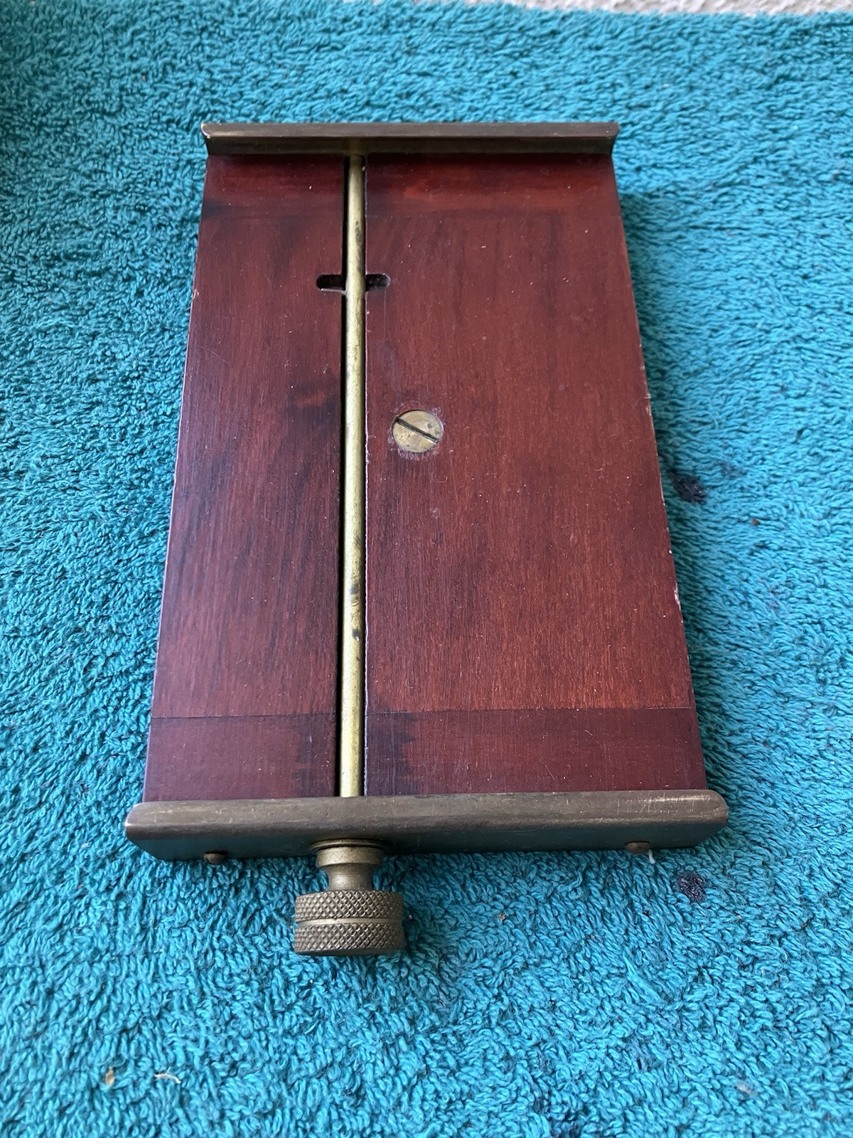 Antique Photography Sliding Tripod Block 6 3/4”x 4 1/8”