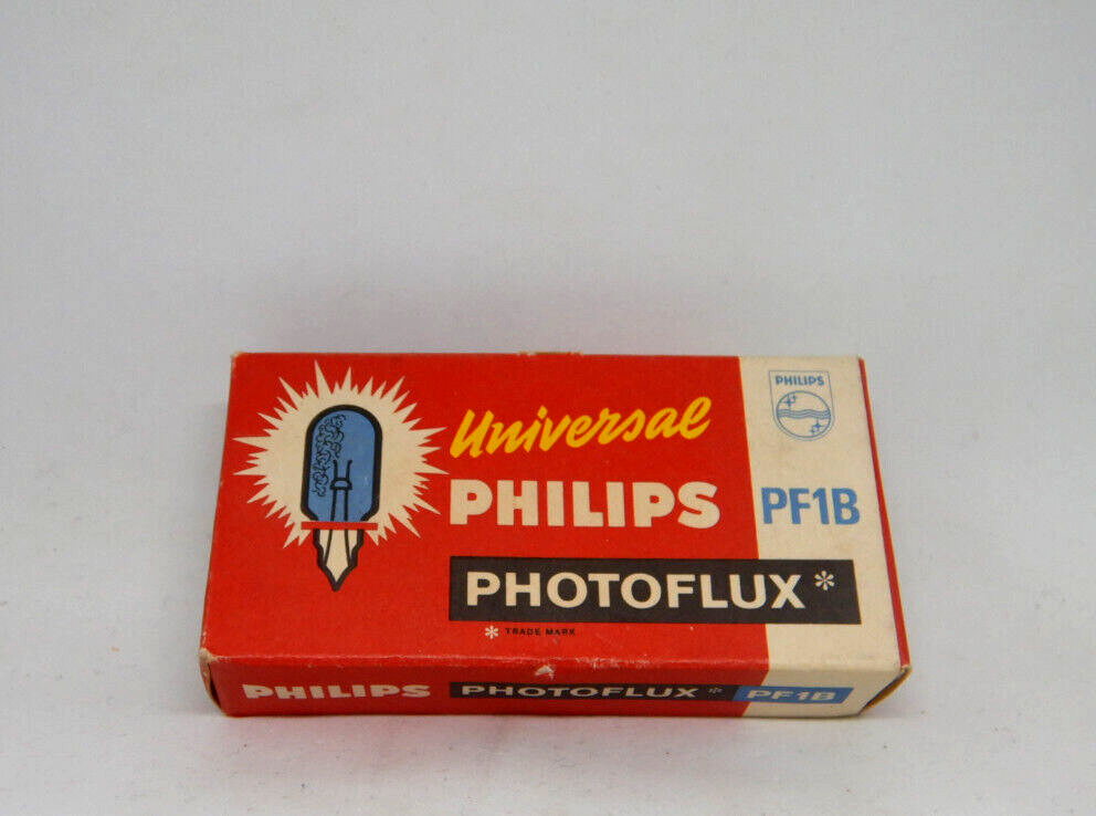 Vintage Philips Photoflux PF1B Light Bulb AC9 Pack Of 5 Camera Flash New Unused