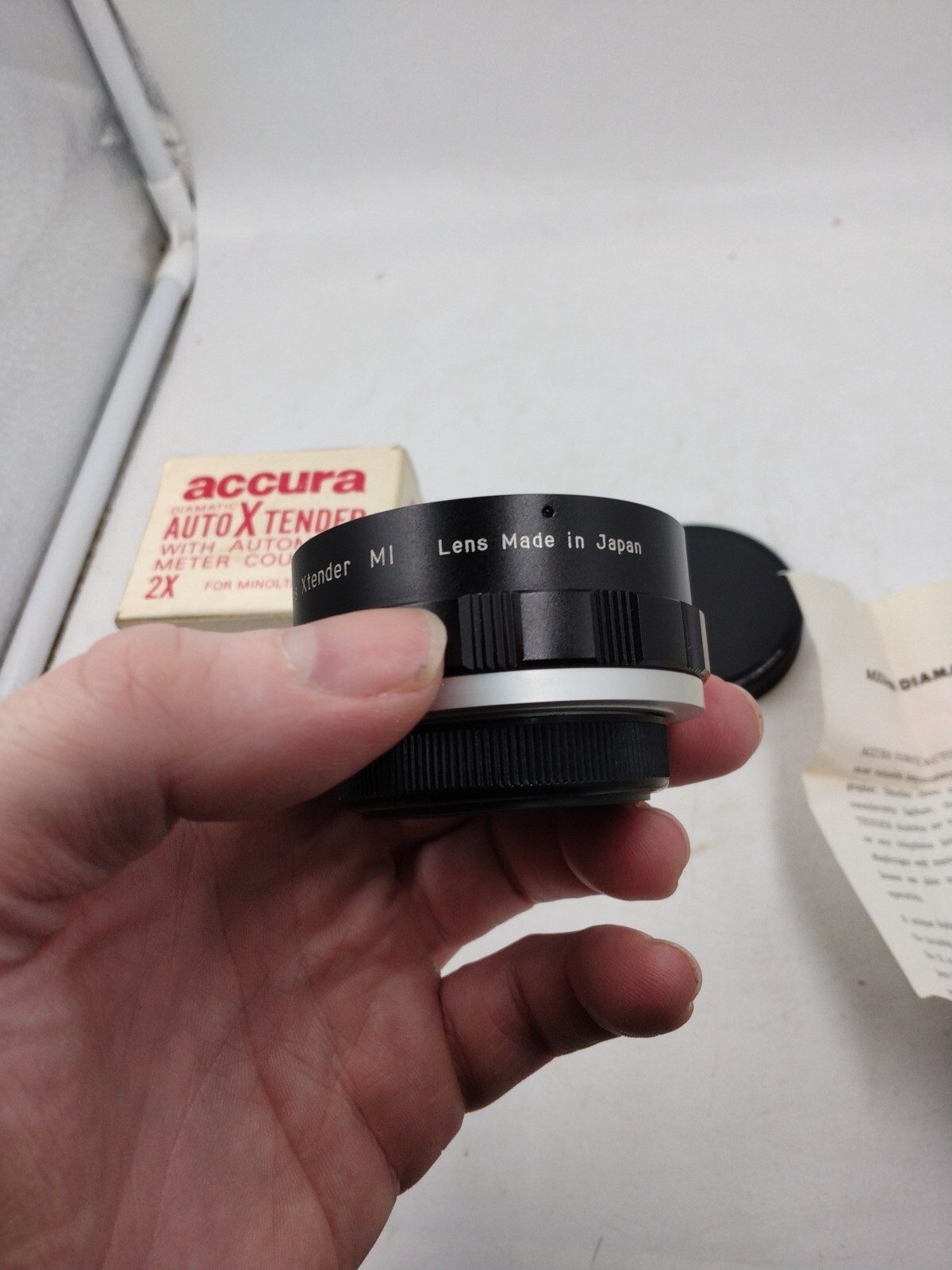 Accura Daliamatic Auto X Tender With Automatic Meter Coupling 2x For Minolta SRT