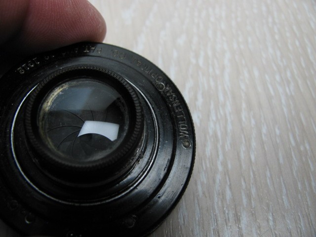 Wollensak Optical Co. Patent Aug. 13 1912 Shutter & Lens 🔰 #0369