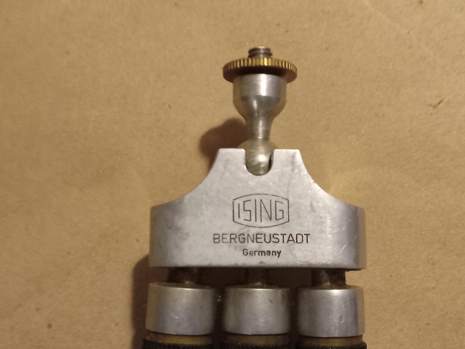 VINTAGE HIGH PRO CAMERA TRIPOD INSTRUMENT STAND BY ISING, BERGNEUSTADT GERMANY