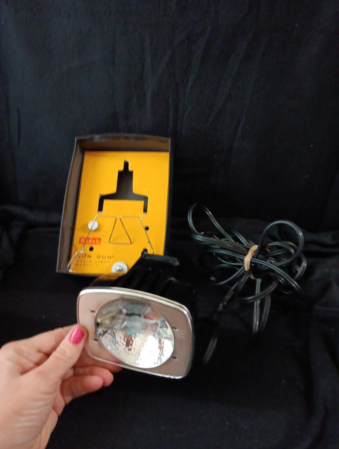 Kodak Sun Gun Movie Light Model 1 D371 Electric 8mm