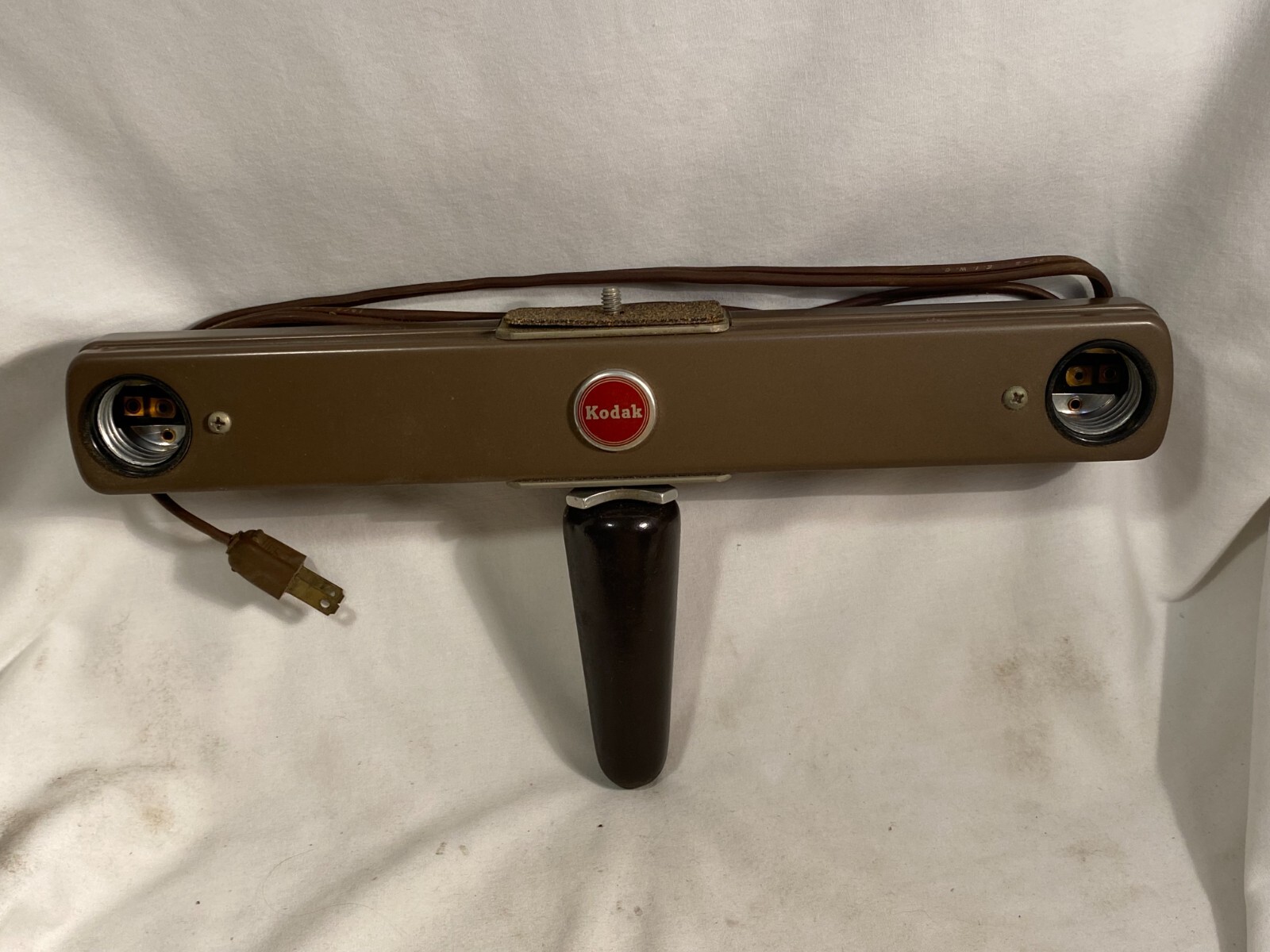 Vintage KODAK BROWNIE 2-Lamp Movie Light w/Box #790 Orig. Box Works 2 300W Lamps