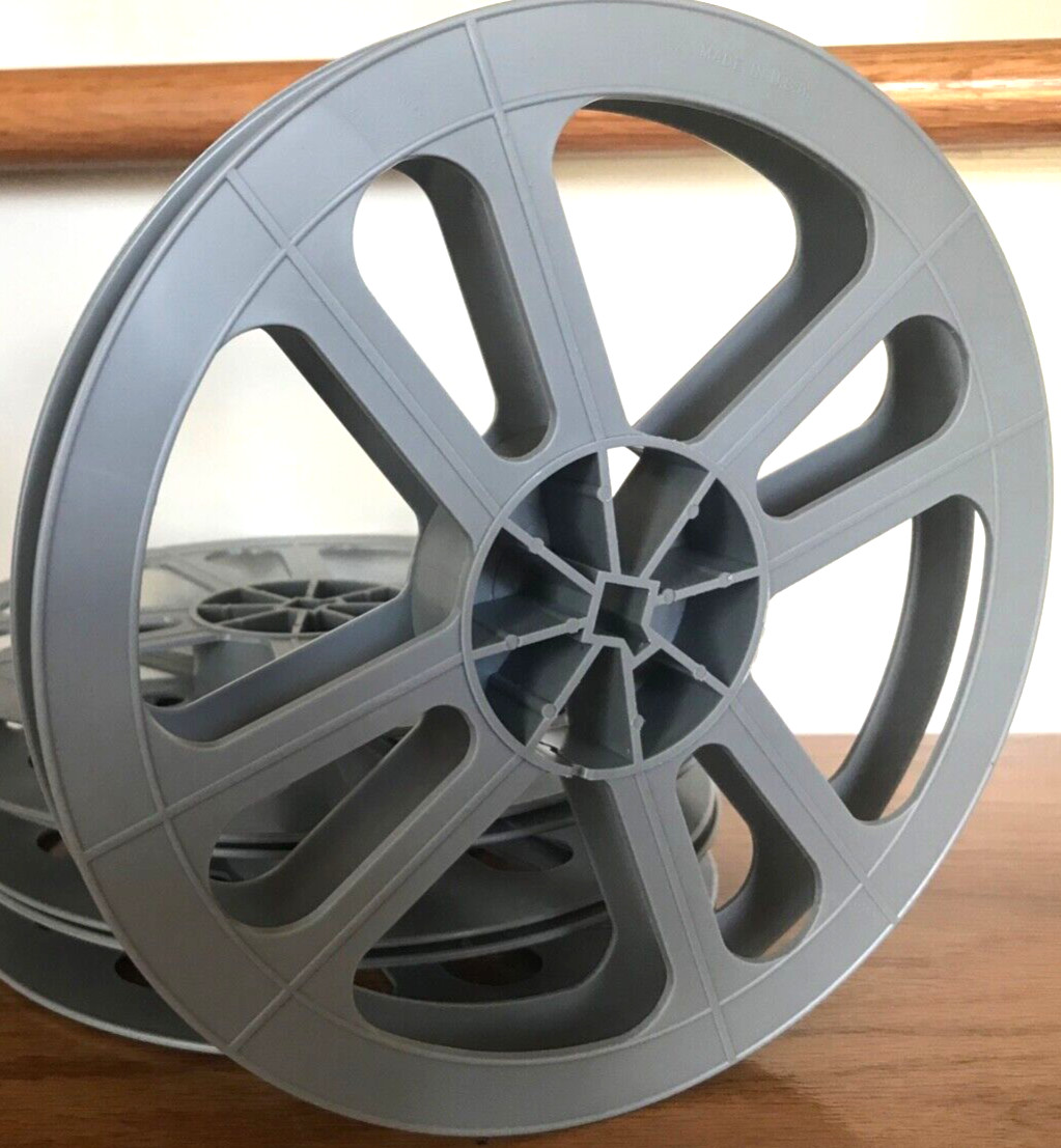 16mm 400 ft. BRAND NEW Grey Plastic Movie Film Reels – 4-Reel Pack 16mm 400′