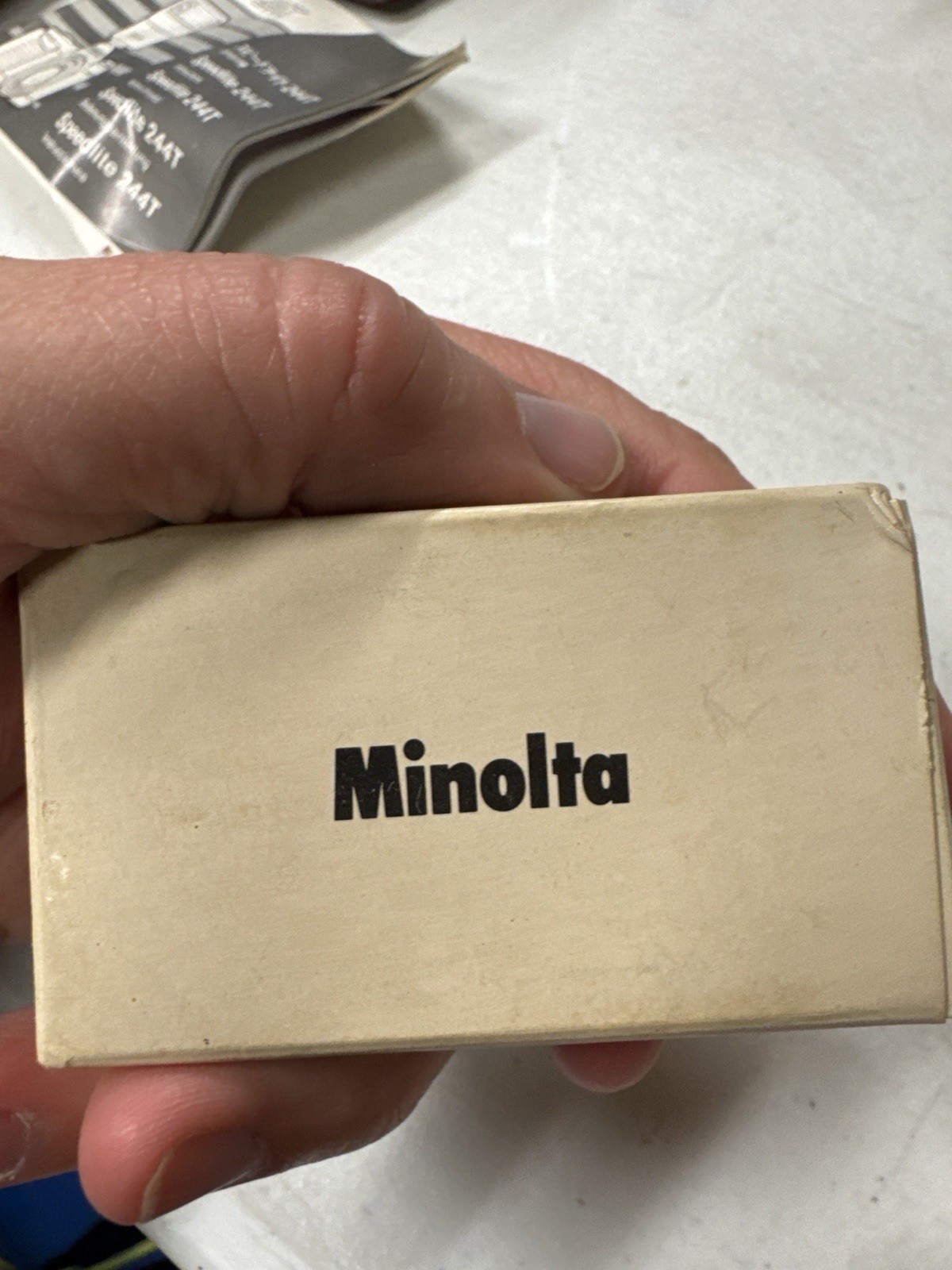 Minolta Wide Panel W1 28mm Diffuser for Auto Electroflash 128/132X NOB