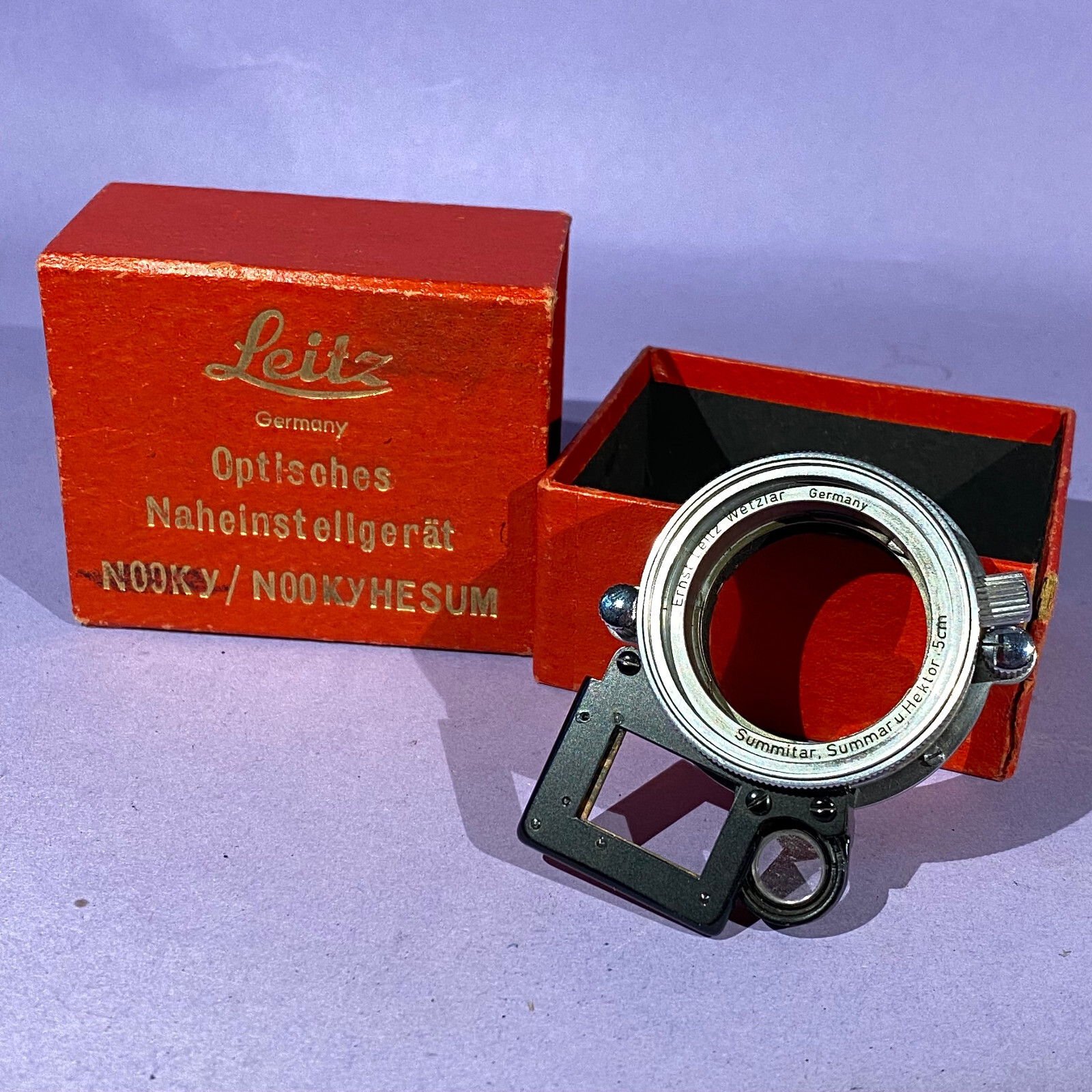 Leica NOOKY HESUM Close-Up Attachment for LEITZ Summitar 5cm SUMMAR & Hektor 5cm
