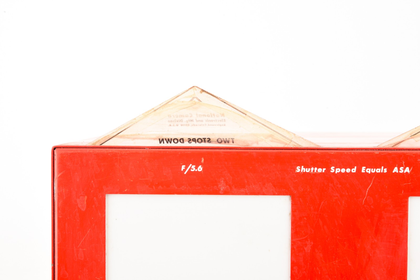 National Camera Light Value Standard to Calibrate & Repair Exposure Meters V25