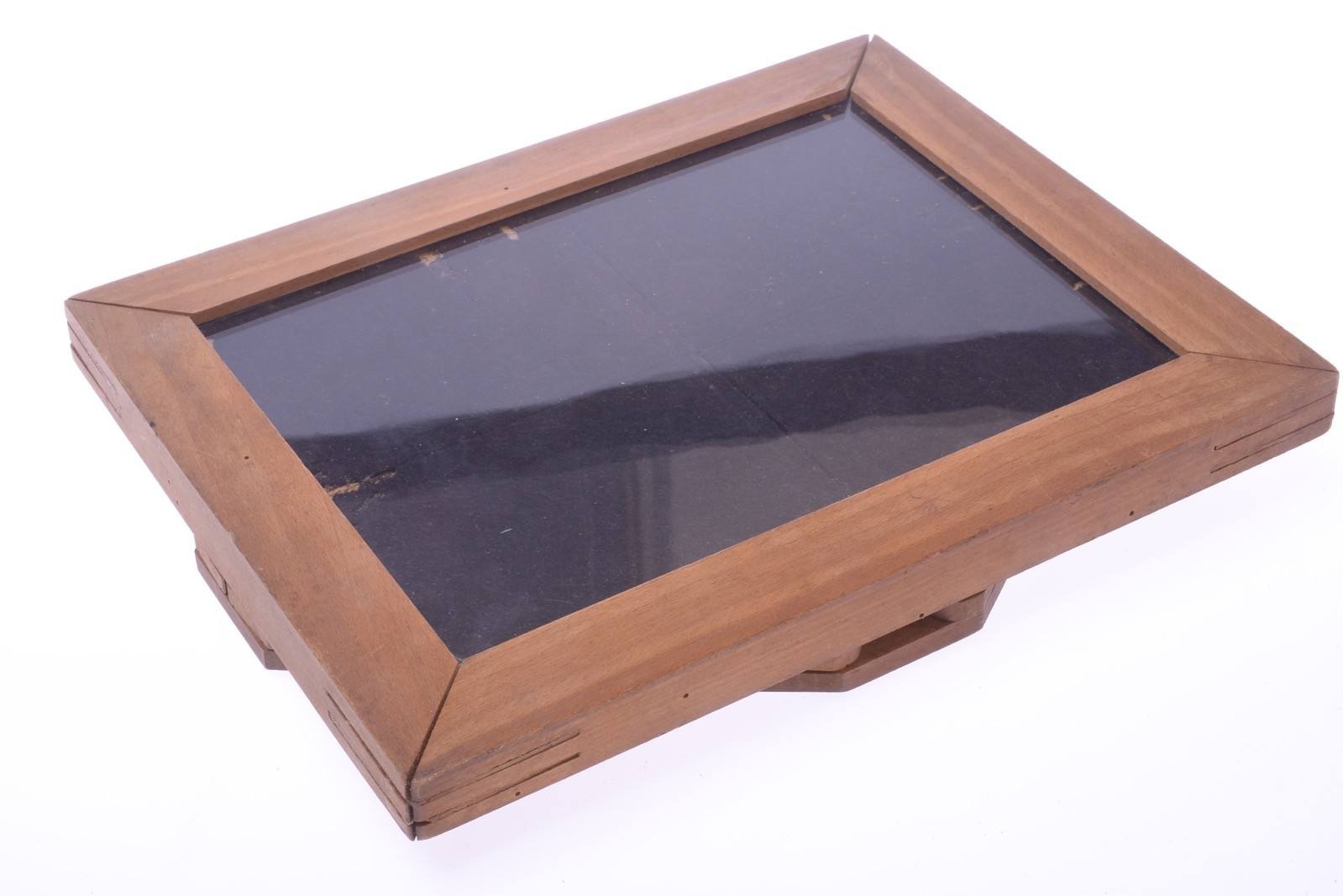 ✅ ANTIQUE WOOD CONTACT PRINTER PRINTING FRAME 23.4X29.4CM 18×24, 8×10″ W/ GLASS