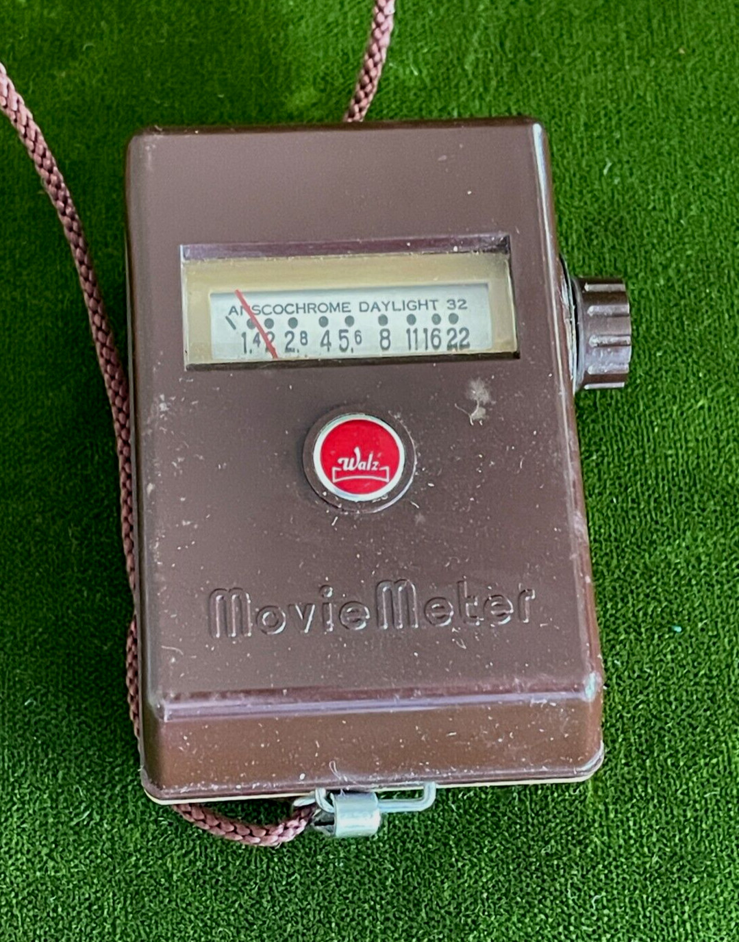 Vintage WALZ Light Exposure Meter for POLAROID Cameras Japan Leather Case