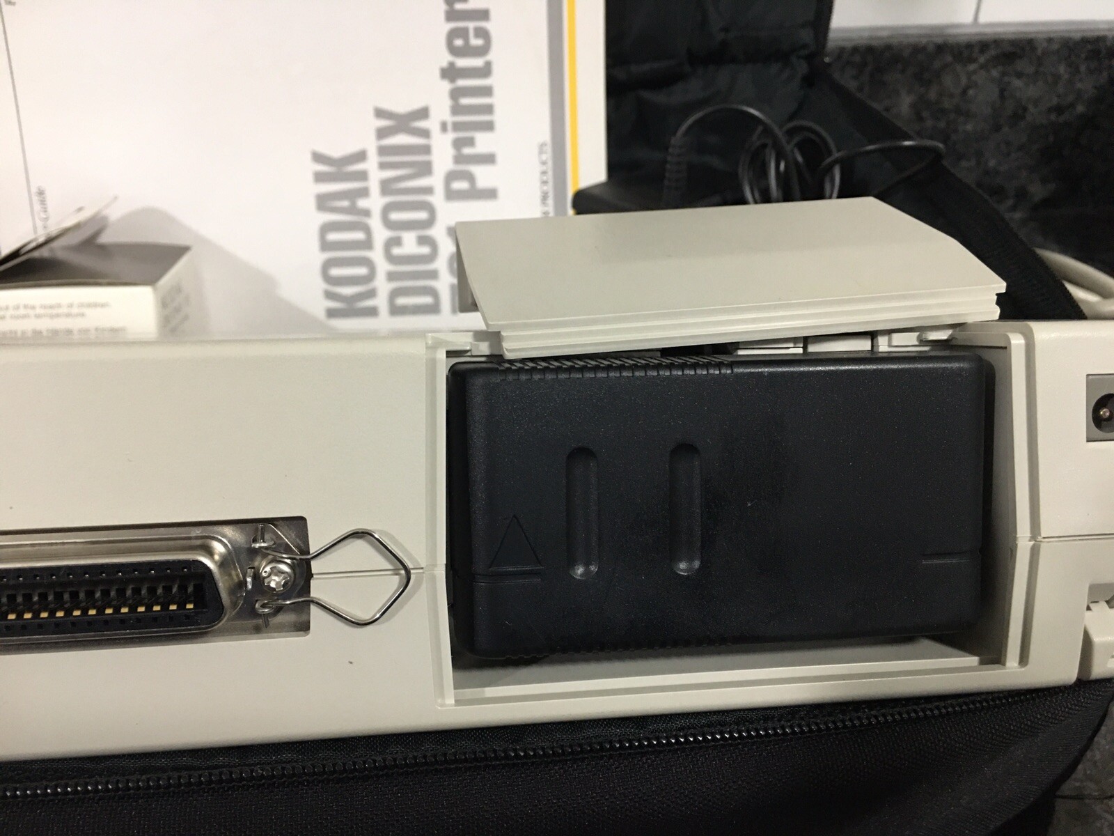 Vintage rare Kodak Diconix Printer, Printhead,case,manuals,Cable,power adapter