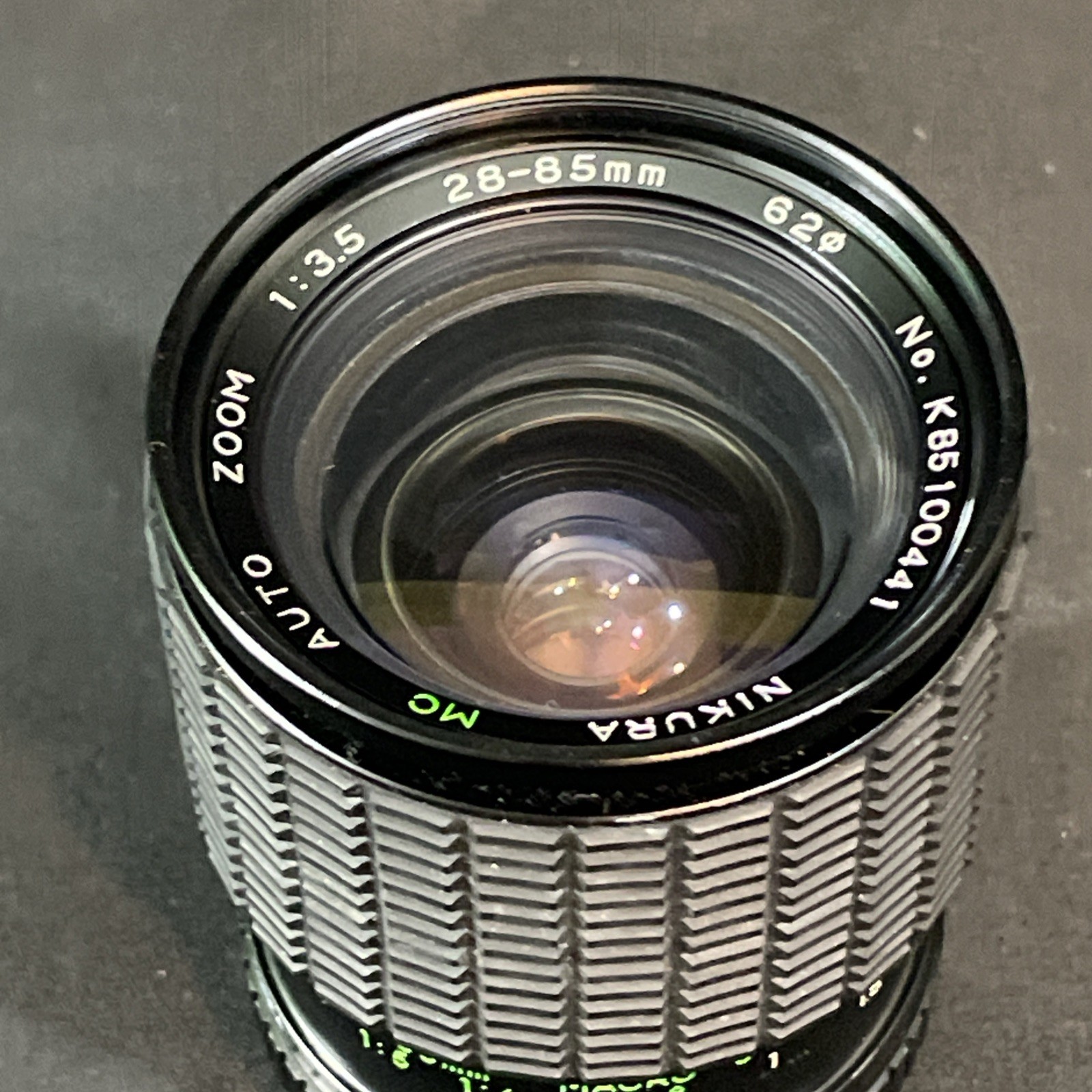 Nikura MC Auto Zoom Lens 1:3.5, 28-85 mm, 62mm K8510041