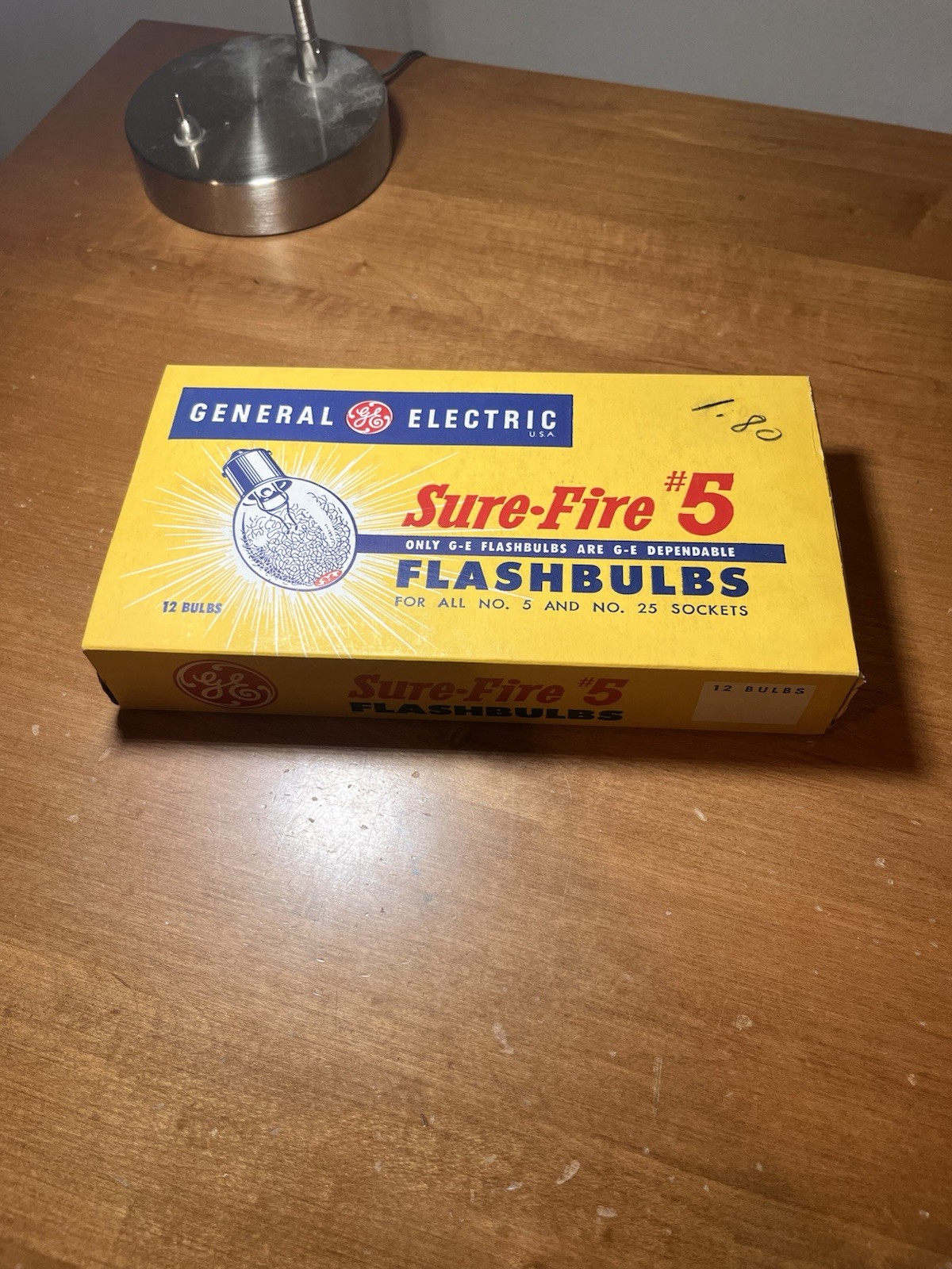 General Electrics Sure-Fire #5 Flash Bulds for Vintage Cameras