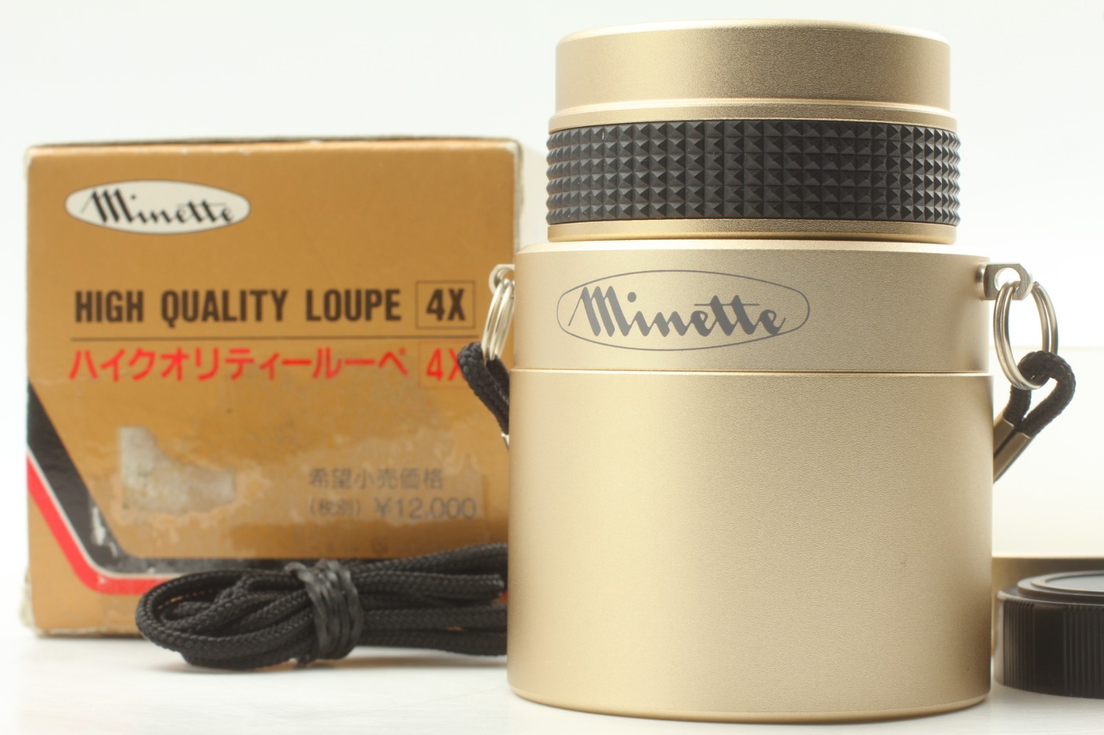 [Top MINT *in Box* w/ Cap] MINETTE Lupe 4x High Quality Loupe From JAPAN