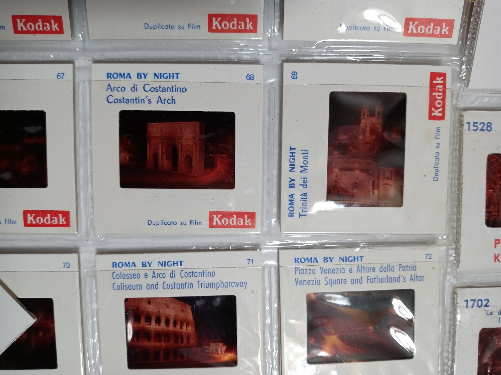 Vintage Logan E-Z Slide Sorter Viewer 1055 w/ Slides Original Rome Italy