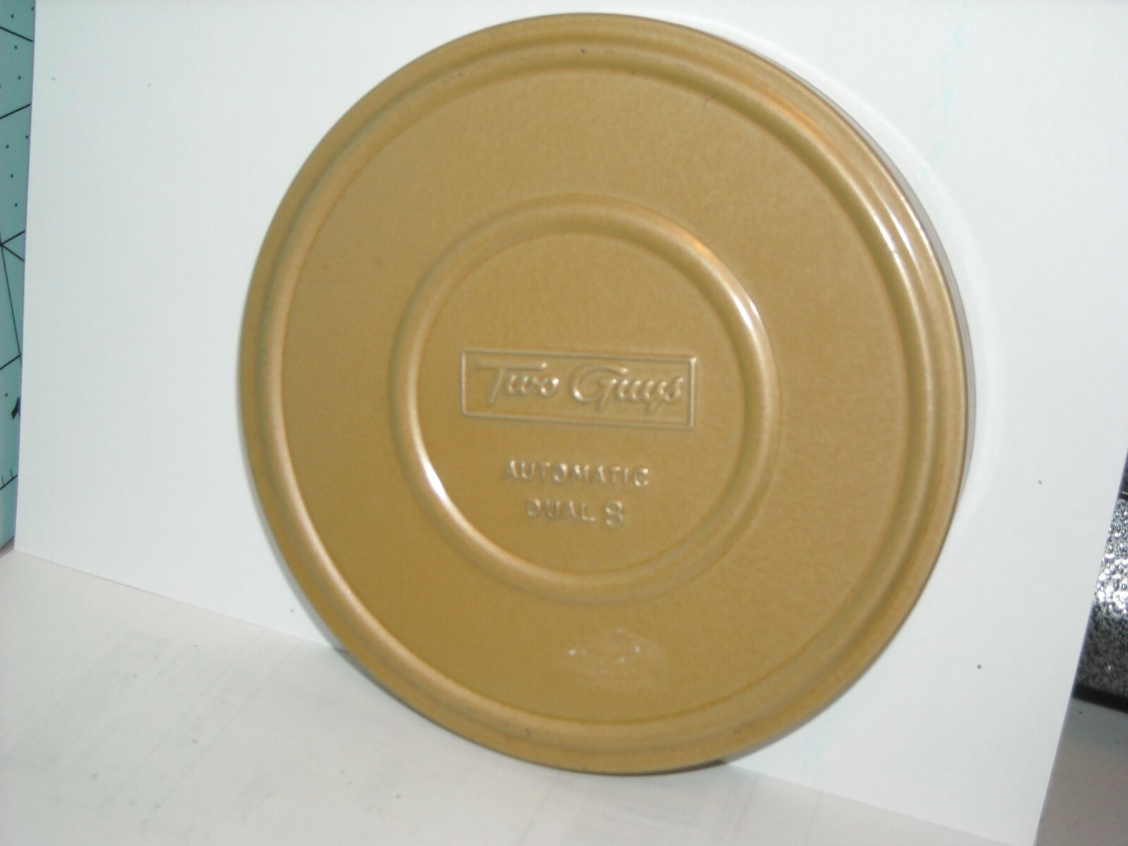 3 vintage movie tins two guys automatic dual 8mm 200ft compco corp 5×1/2″