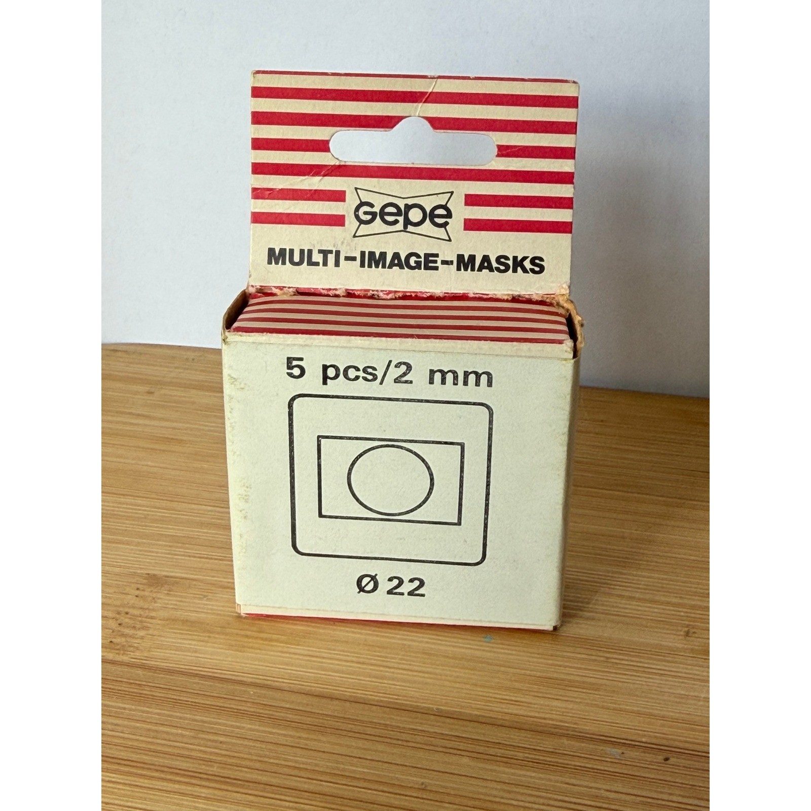 Vintage Gepe Ø22 Multi Image Masks 35mm Slide Mount Masks Art 6924 Partial Set