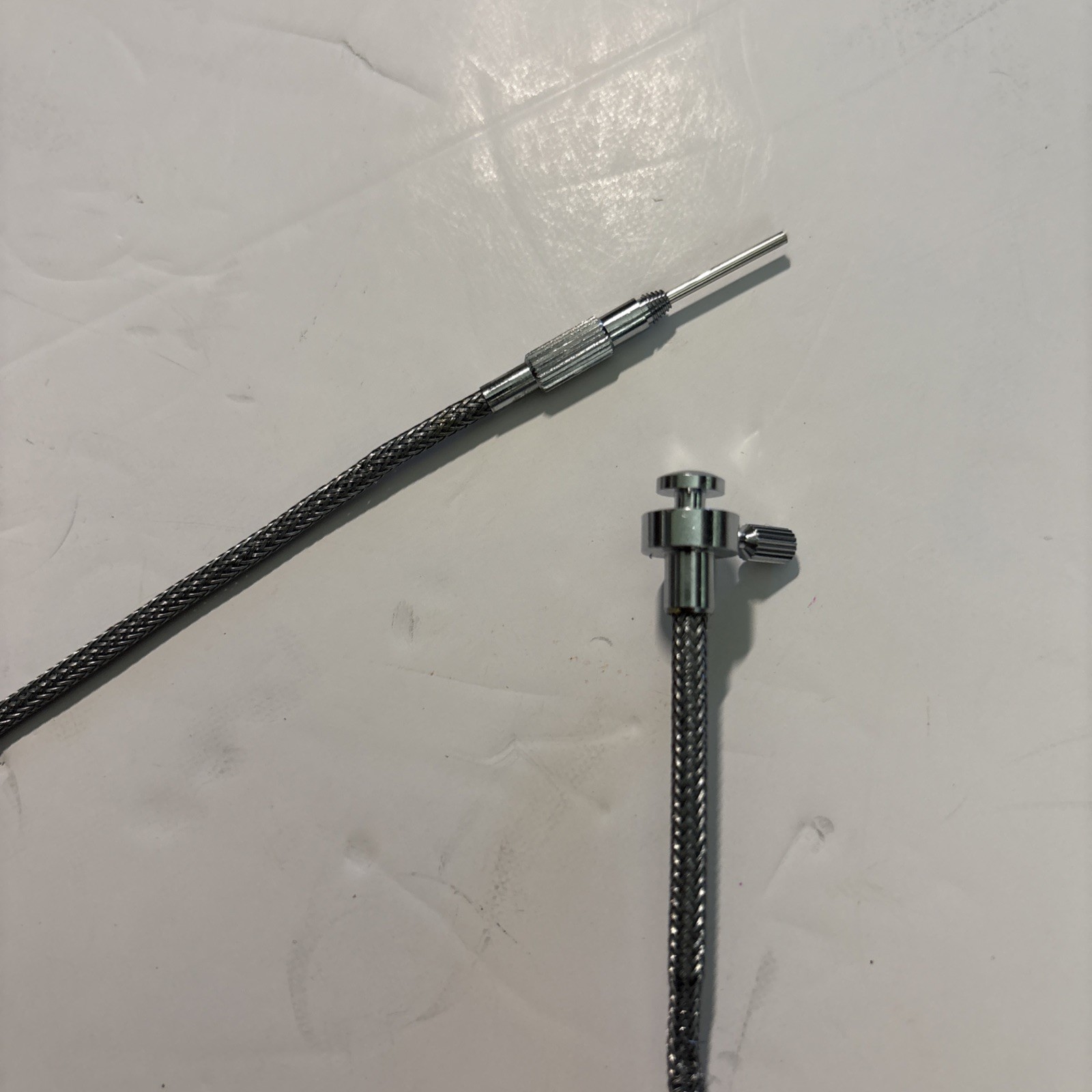 Vintage 9″ Camera Shutter Release Locking Braided Cable Japan EUC