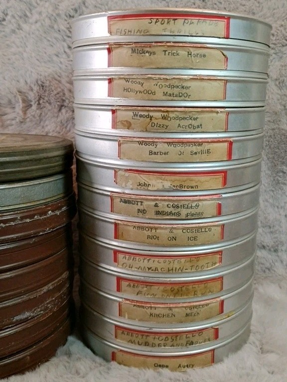21 Vintage Empty Film Tins Canisters Variety Bundle Lot