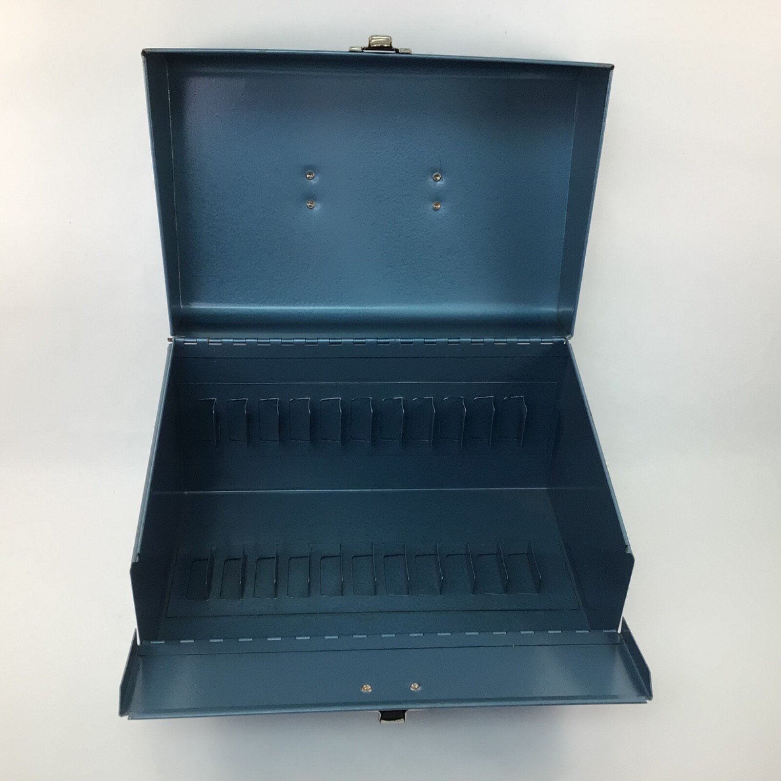 Vintage Metal Storage Box for 12 8mm Movie Reels Chest Box Storage