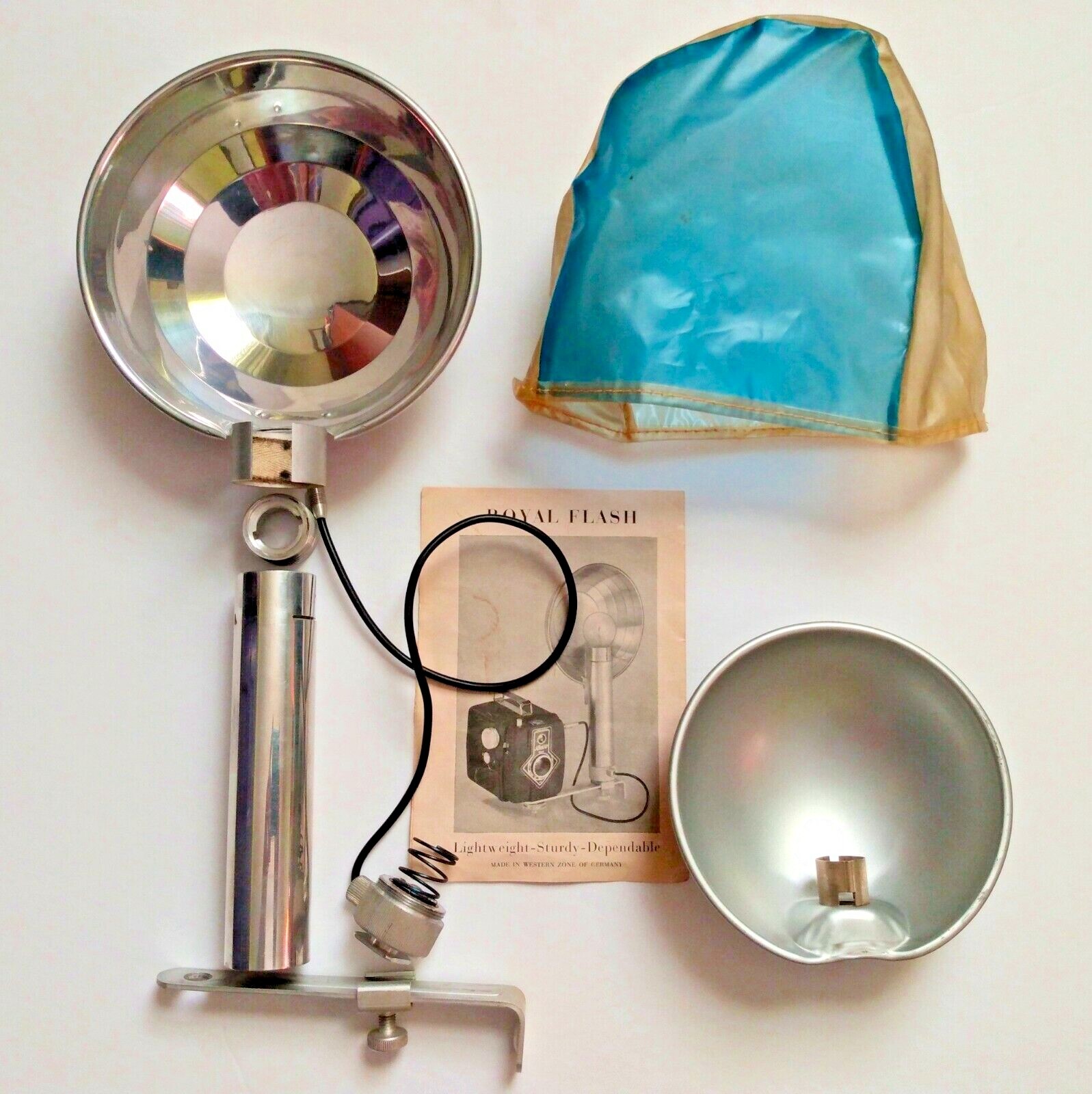Vintage Royal Flash A. S. A. Shutter For Vin Camera w/ Instructions/ Flash Cover