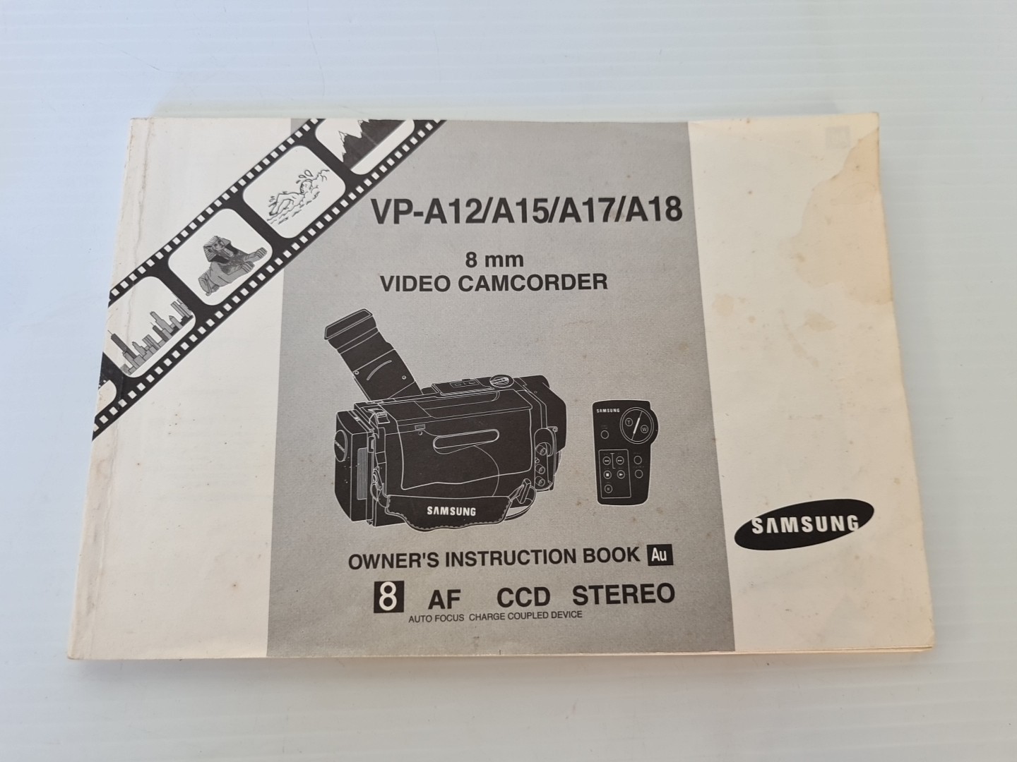 Vintage Samsung Video Camera *Accessories Only* 8mm Camcorder VP A12 A15 A17 A18