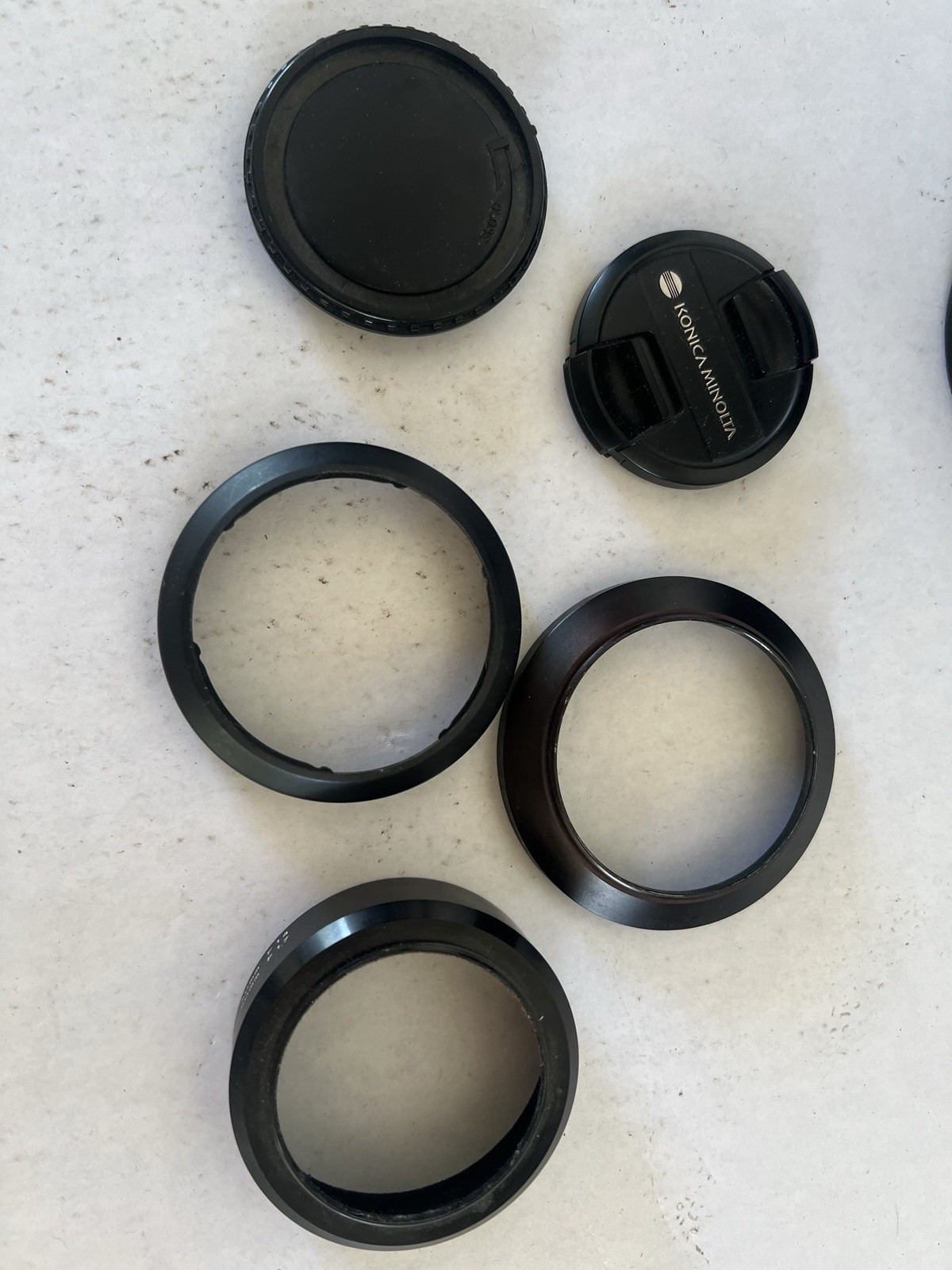 Vivitar & Minolta Misc Lens Case And Covers Misc Lot
