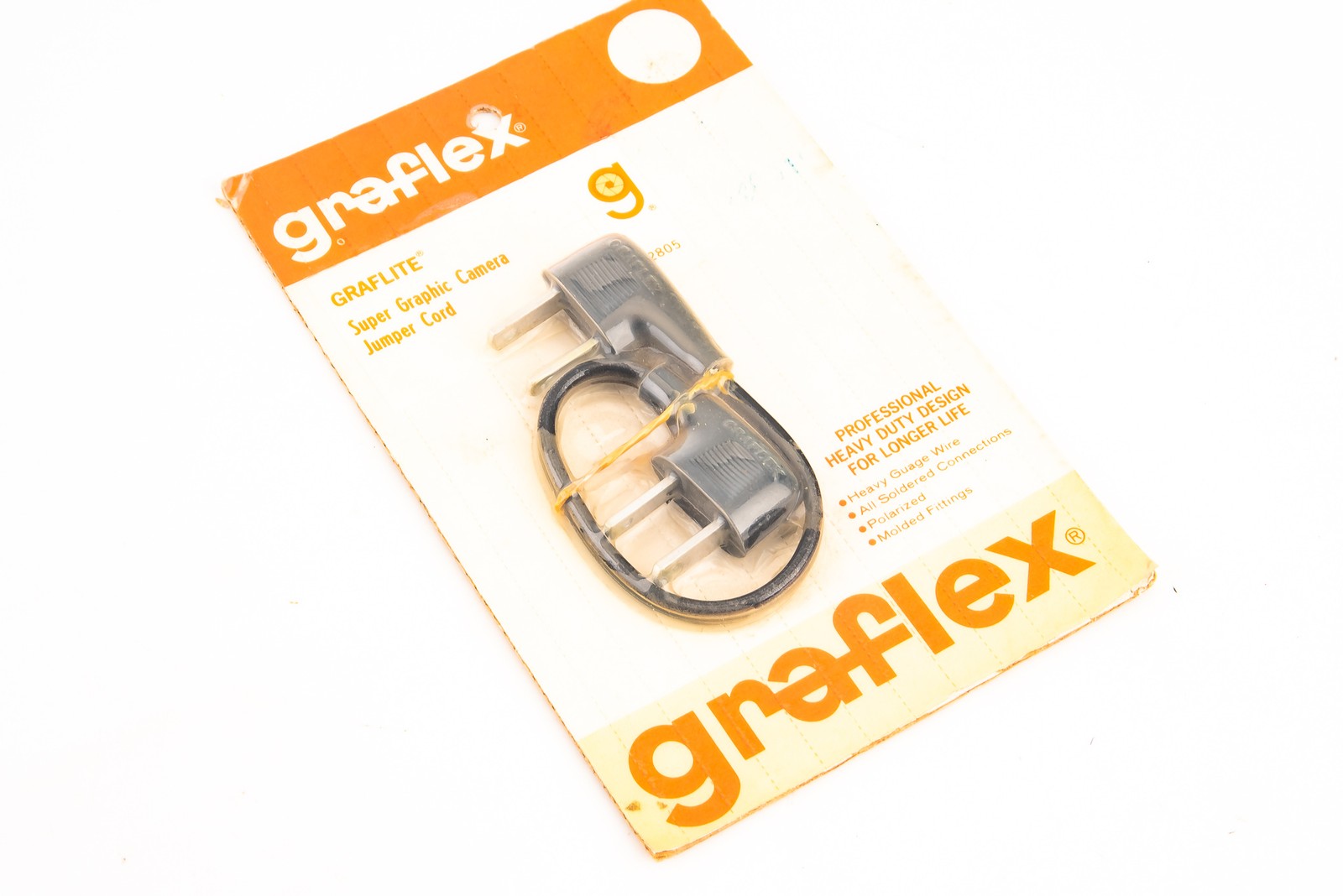 Graflex Graflite Super Graphic Camera Jumper Cord Cat # 2805 NEW OLD STOCK V21