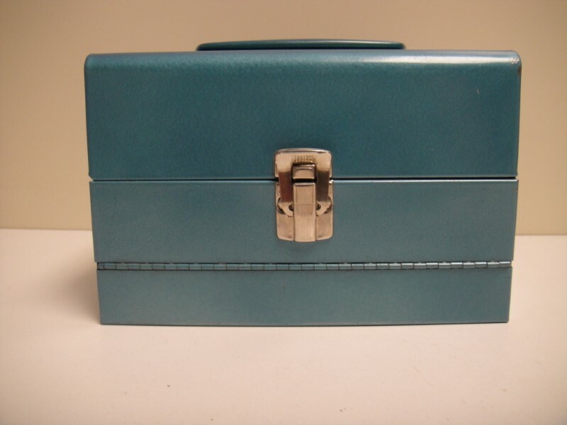 Logan De Luxe 5 Inch Movie 12 Reel Chest Metal Storage Box Carry Tote 1960’s