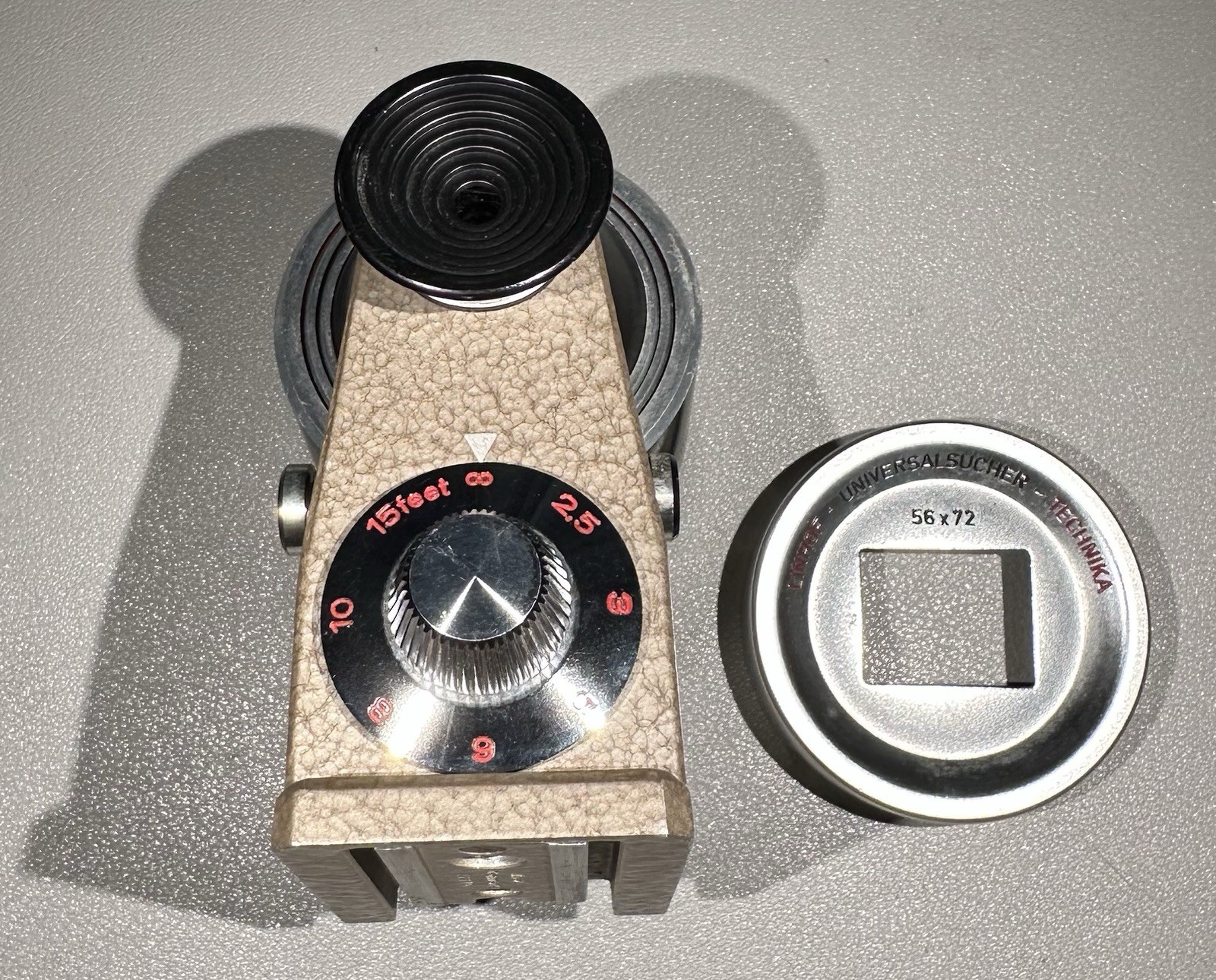 Schneider Linhof Universal Sucher Technika View Finder 4×5 with 56×72 Mask