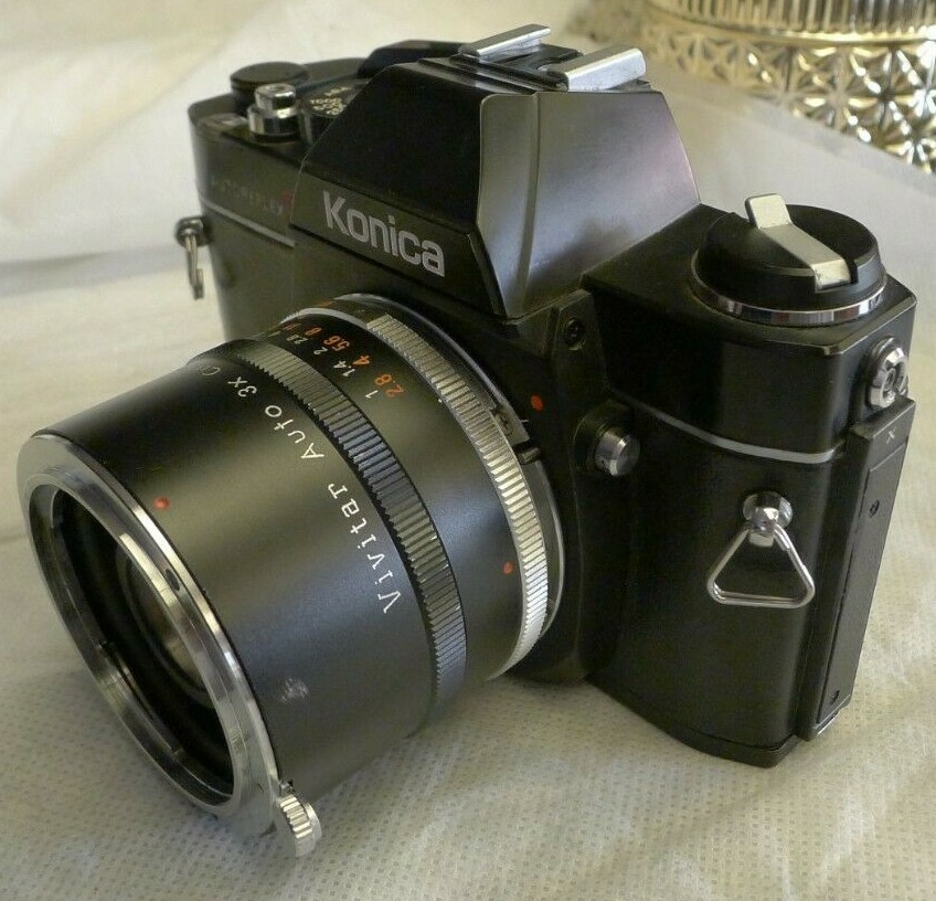 Vivitar Auto 3x Custom Tele-Converter Model 3X-7 for KONICA – Original