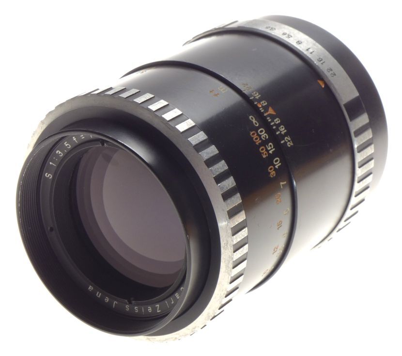 Carl zeiss jena lens s 1:3.5 f=135 42mm thread mount early version Sonnar zebra