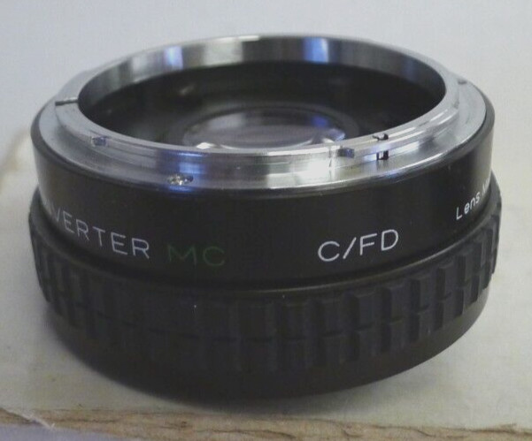 Tempo 2X Tele Converter MC +Both End Caps for Canon FD – Made in Japan
