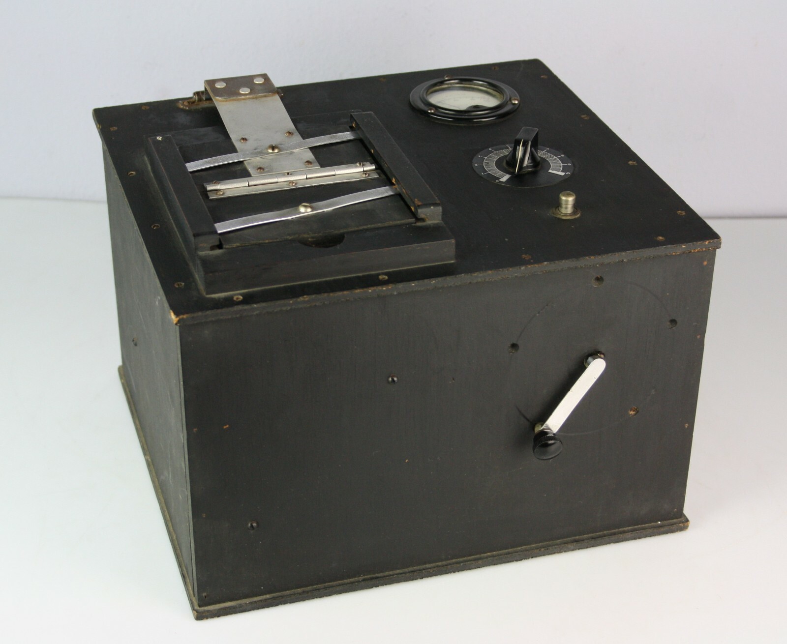 Antique Curtis Color Glass Plate Negative Contact Printer Photograph Darkroom