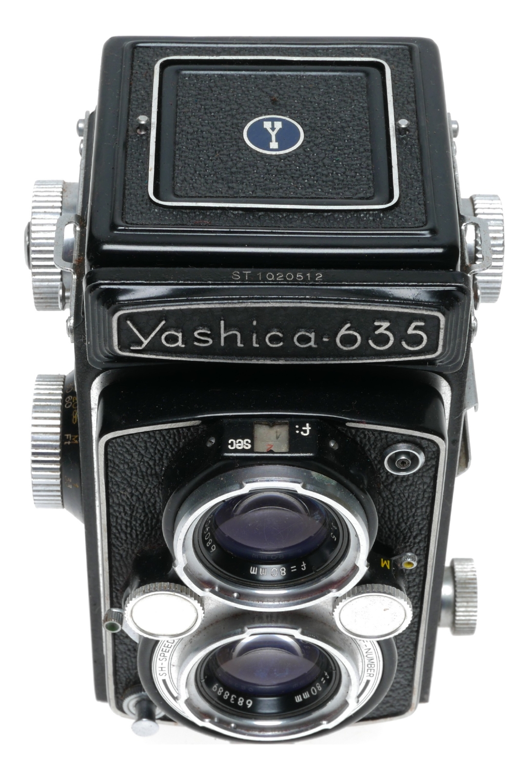 Yashica 635 TLR Camera 120 35mm Converter Yashikor 1:3.5 F=80mm