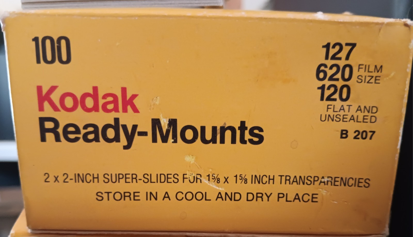 Lot of 10 – 120, 127 & 620mm heat seal cardboard Kodak Slide Mounts