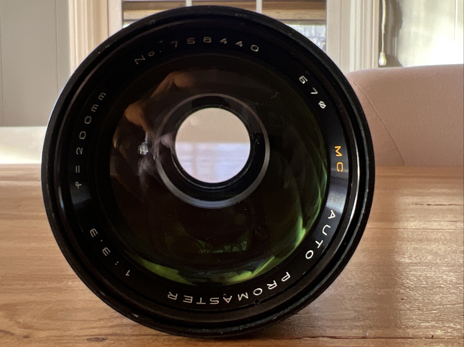 Promaster 200mm f3.3 lens. Canon FD Mount – manual focus